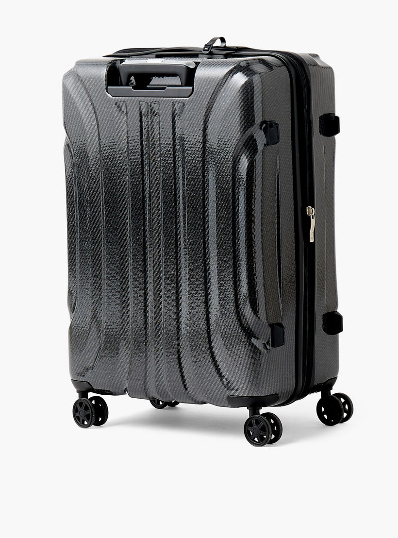 WAVE Textured Trolley Bag with Retractable Handle - 24 inches Check-In Bag-travel-luggagesandbags-luggage-image-3
