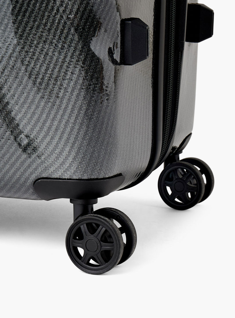 WAVE Textured Trolley Bag with Retractable Handle - 24 inches Check-In Bag-travel-luggagesandbags-luggage-image-7