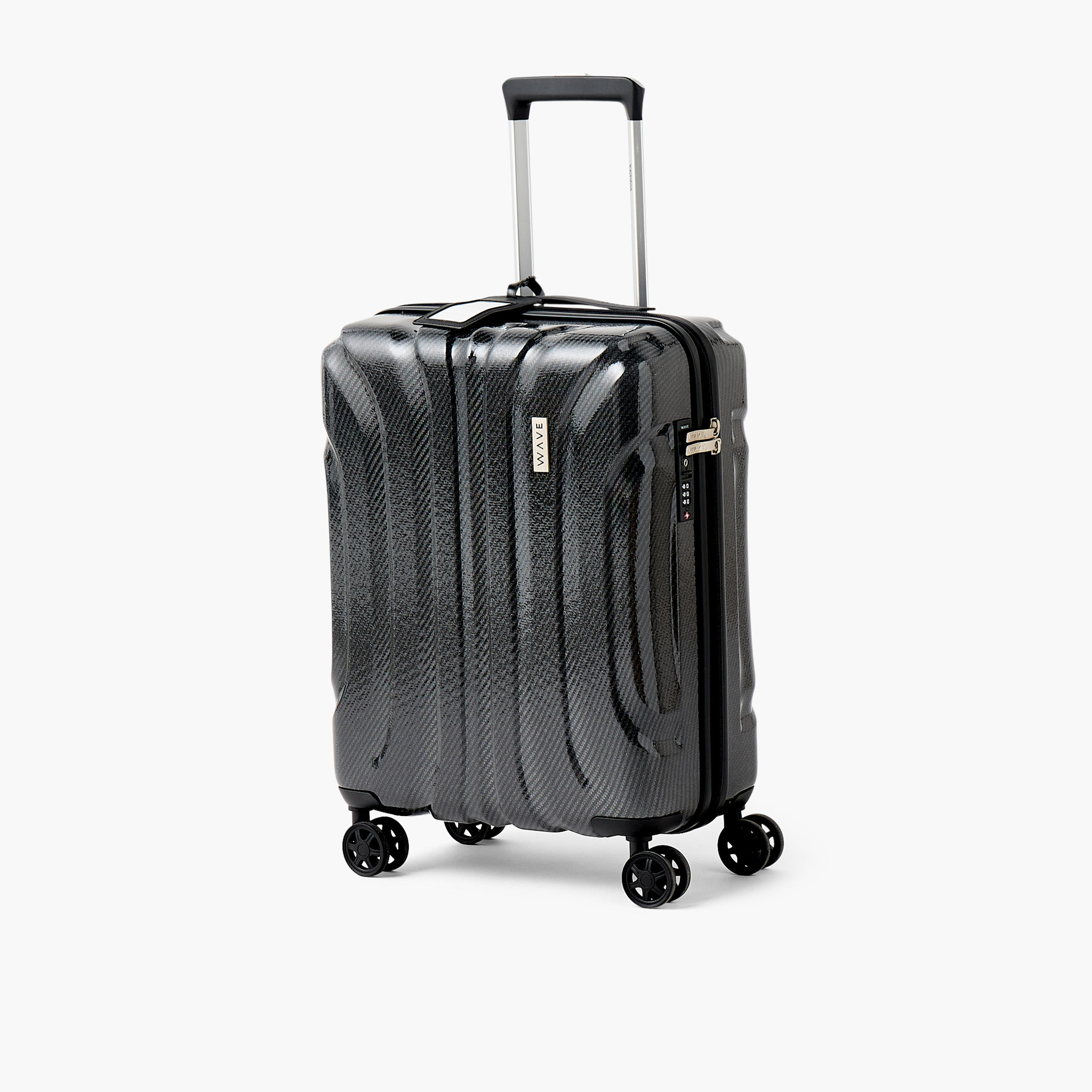 شنطة سفر ترولي صلبة بارزة الملمس بمقبض قابل للسحب من ويف - شنطة مقصورة 20 بوصة-travel-luggagesandbags-luggage-image-1