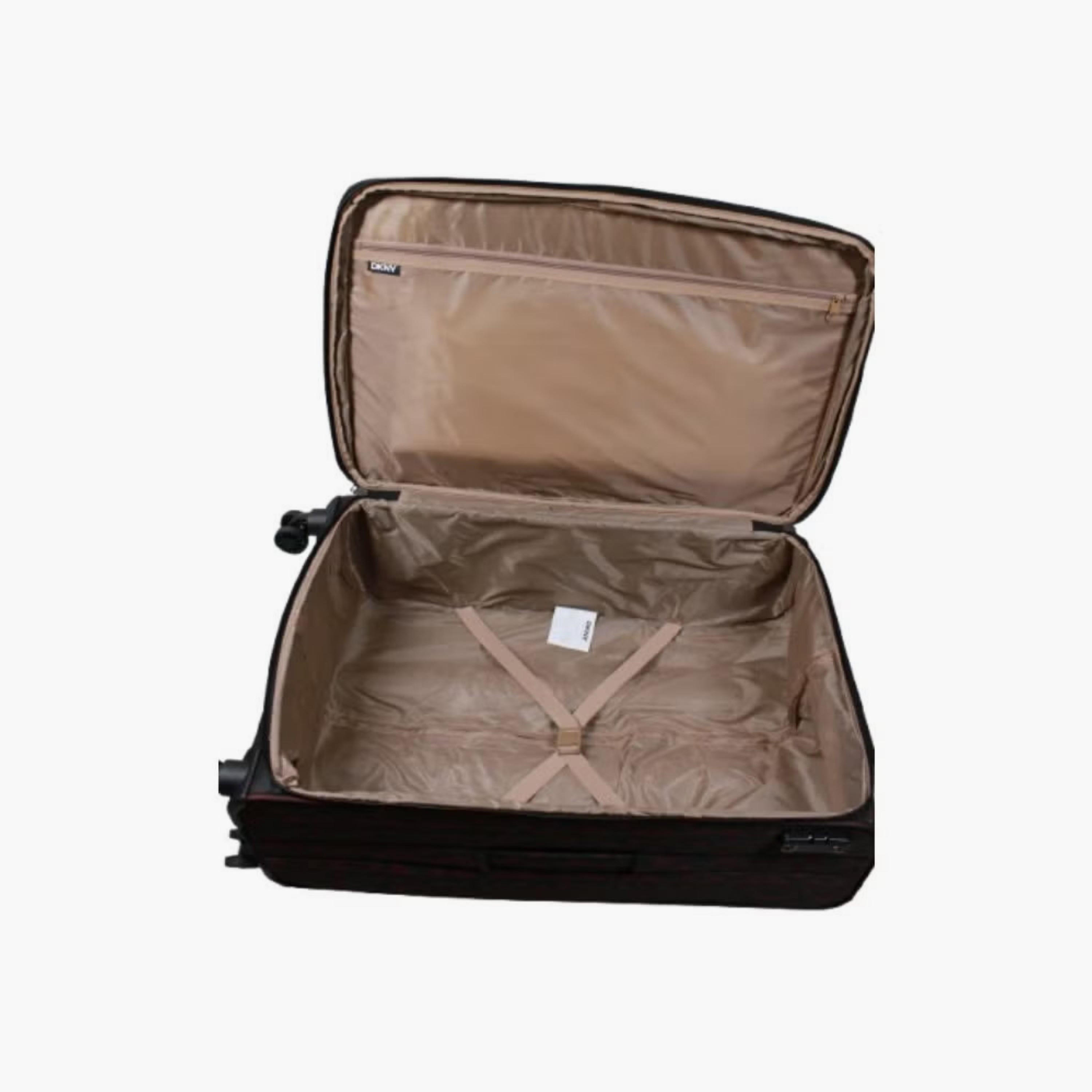 شنطة سفر لينة بطبعات مونوجرام ومقبض قابل للسحب من دكني - 24 بوصة شنطة تسجيل الوصول-travel-luggagesandbags-luggage-image-4