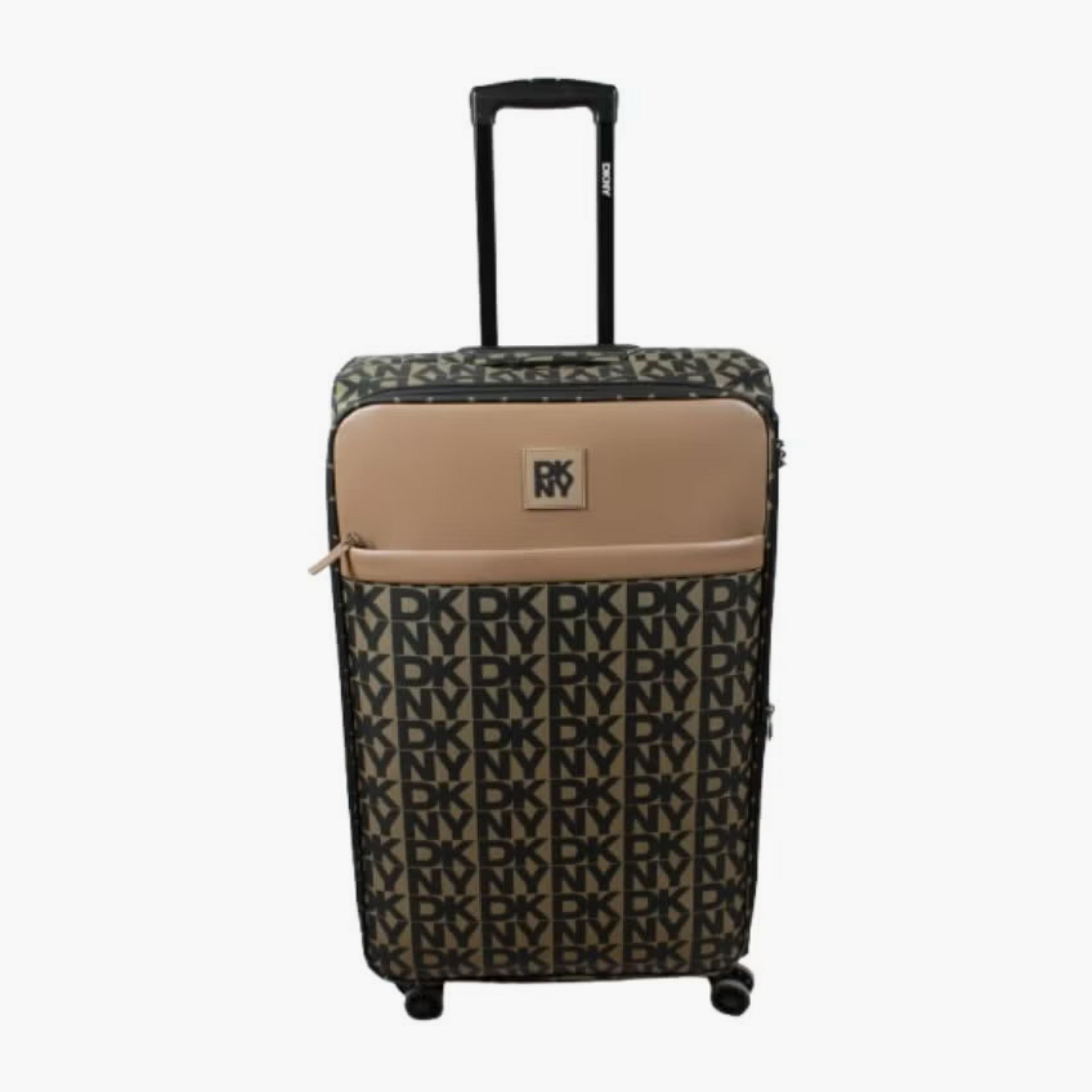 شنطة سفر لينة بطبعات مونوجرام ومقبض قابل للسحب من دكني - 28 بوصة شنطة تسجيل الوصول-travel-luggagesandbags-luggage-image-1