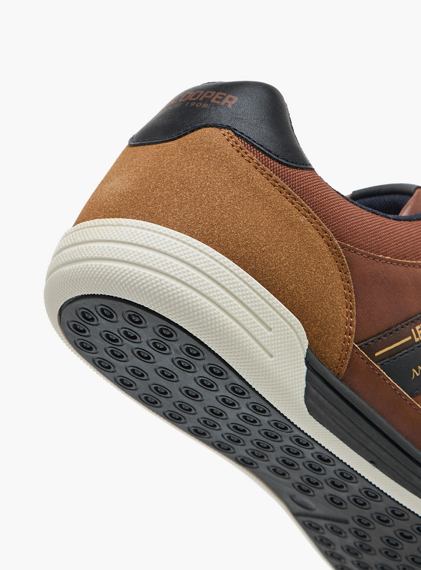 Lee Cooper Men's Panelled Sneakers with Lace-Up Closure-men-shoes-sneakers-image-5
