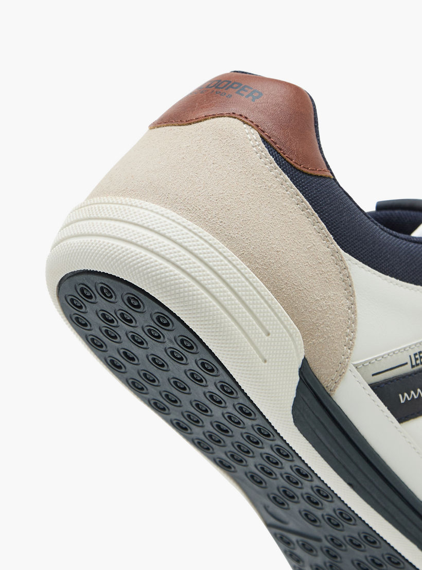 Lee Cooper Men's Panelled Sneakers with Lace-Up Closure-men-shoes-sneakers-image-5