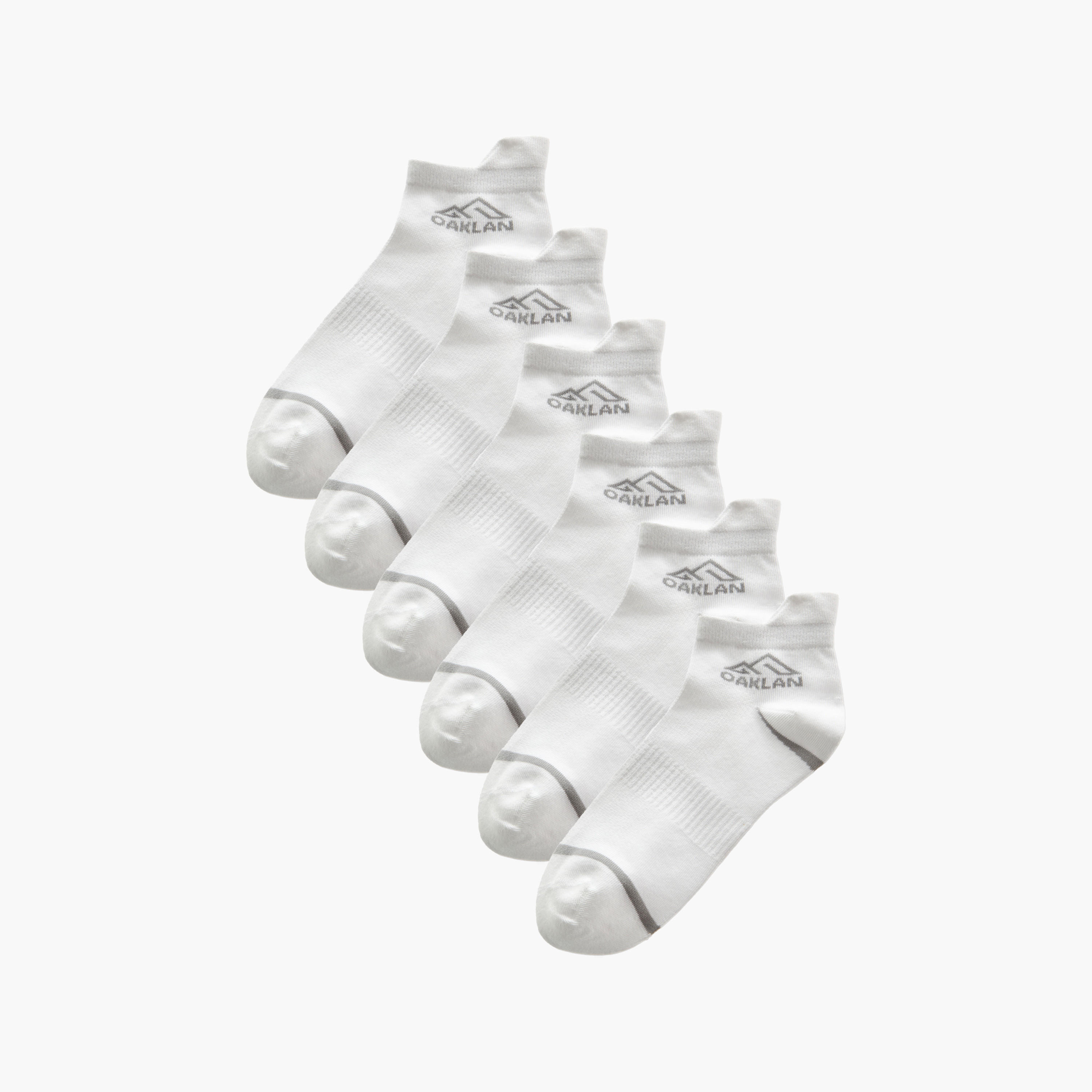 Oaklan by Shoexpress Men Sports Socks Ankle Length - Set of 6-men-socks-image-1