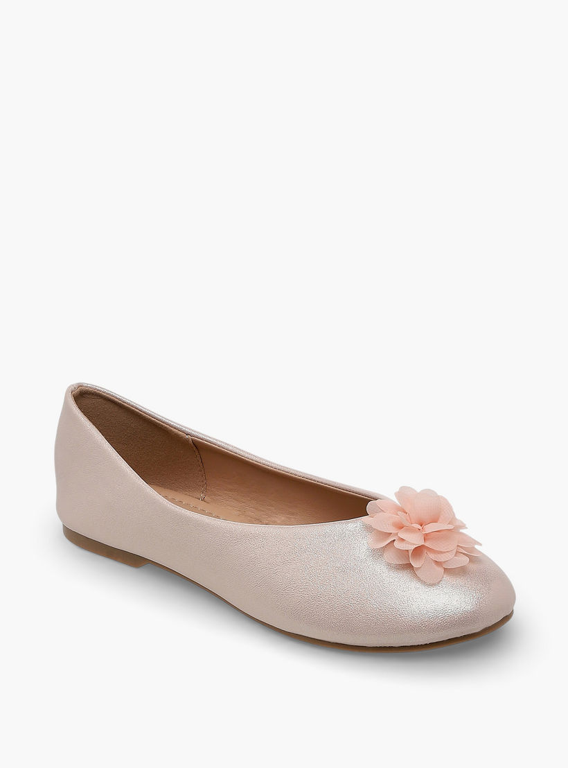 حذاء باليرينا بزينة أزهار للبنات من فلورا بيلا-girls-shoes-ballerinas-image-2
