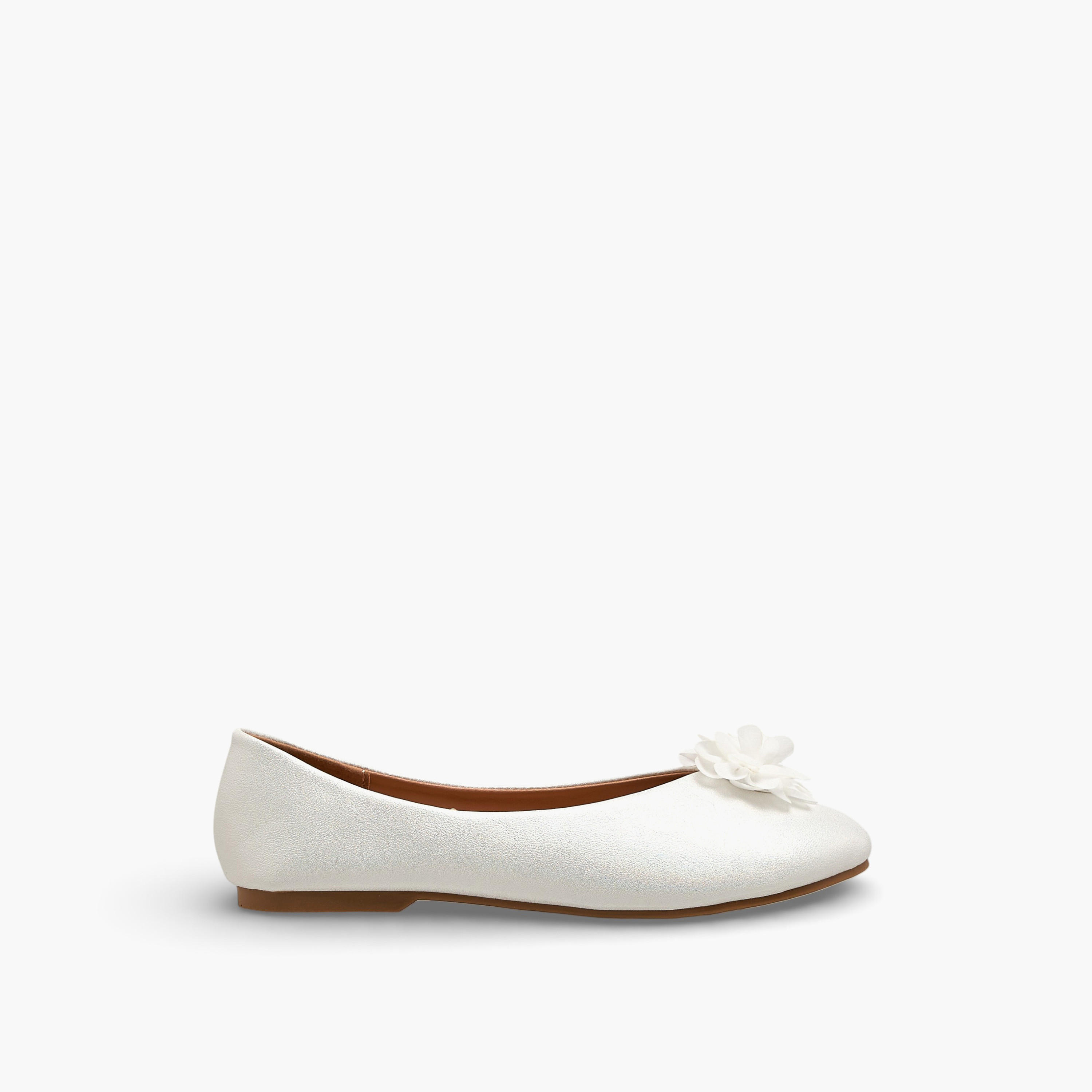 Flora Bella Girls Floral Accent Ballerina Shoes-girls-shoes-ballerinas-image-3