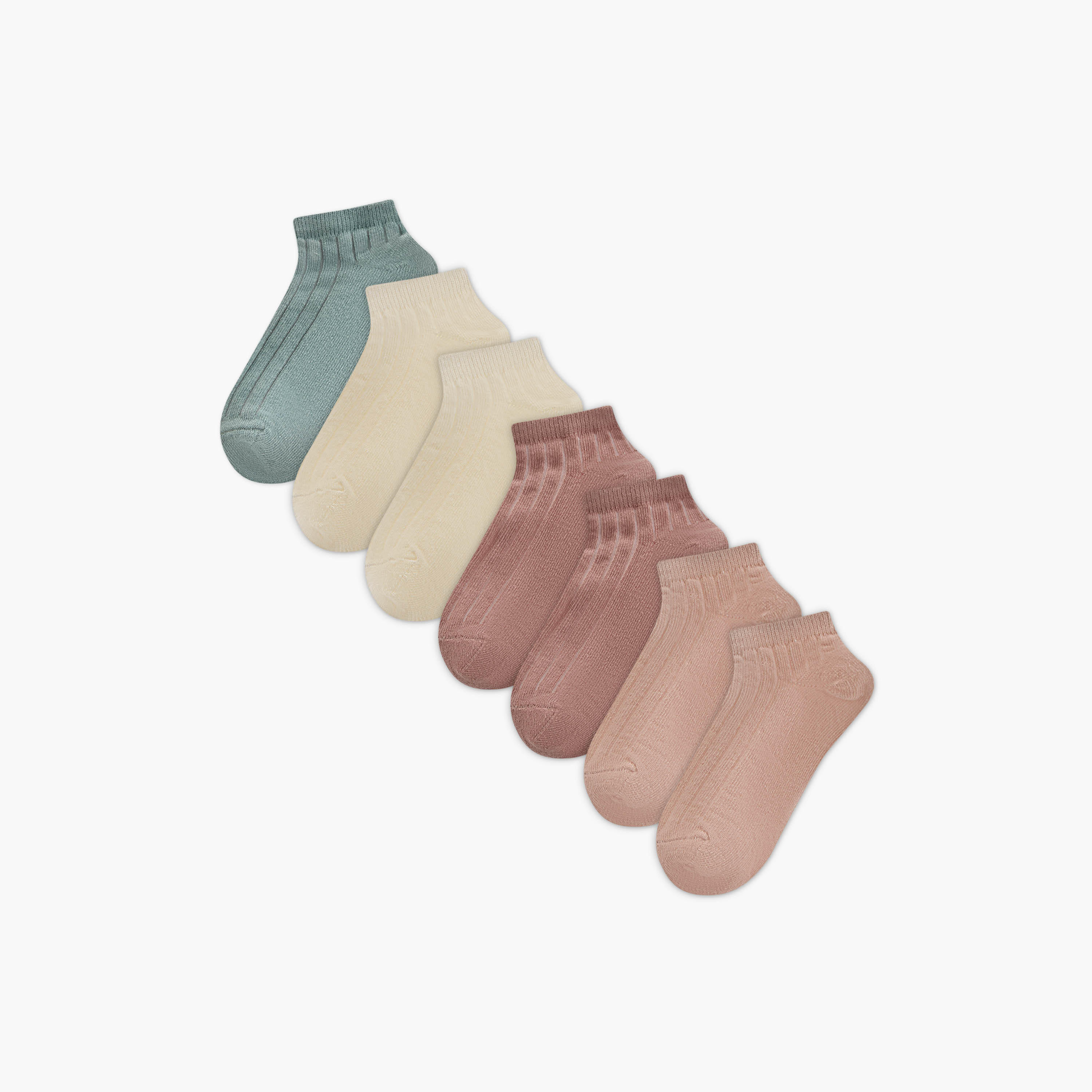 Flora Bella Striped Socks - Set of 7-girls-accessories-socks-image-1