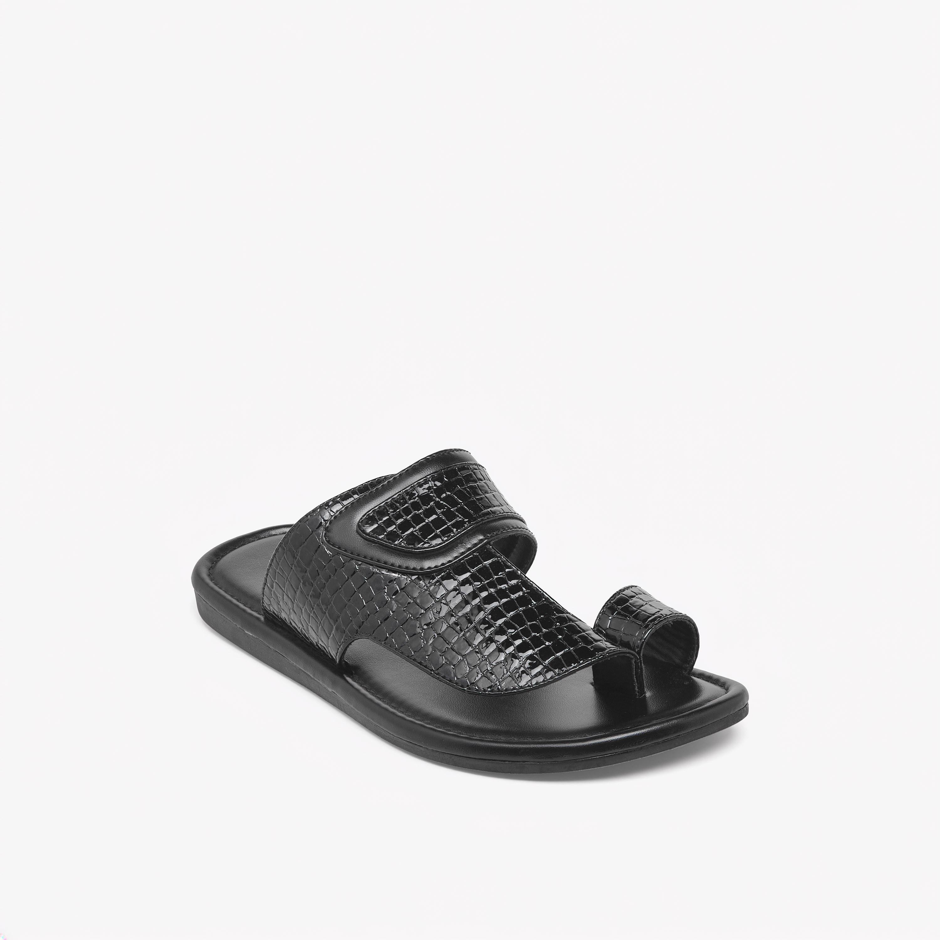 Al Waha Boys Toe Loop Arabic Sandals-boys-shoes-sandals-image-2