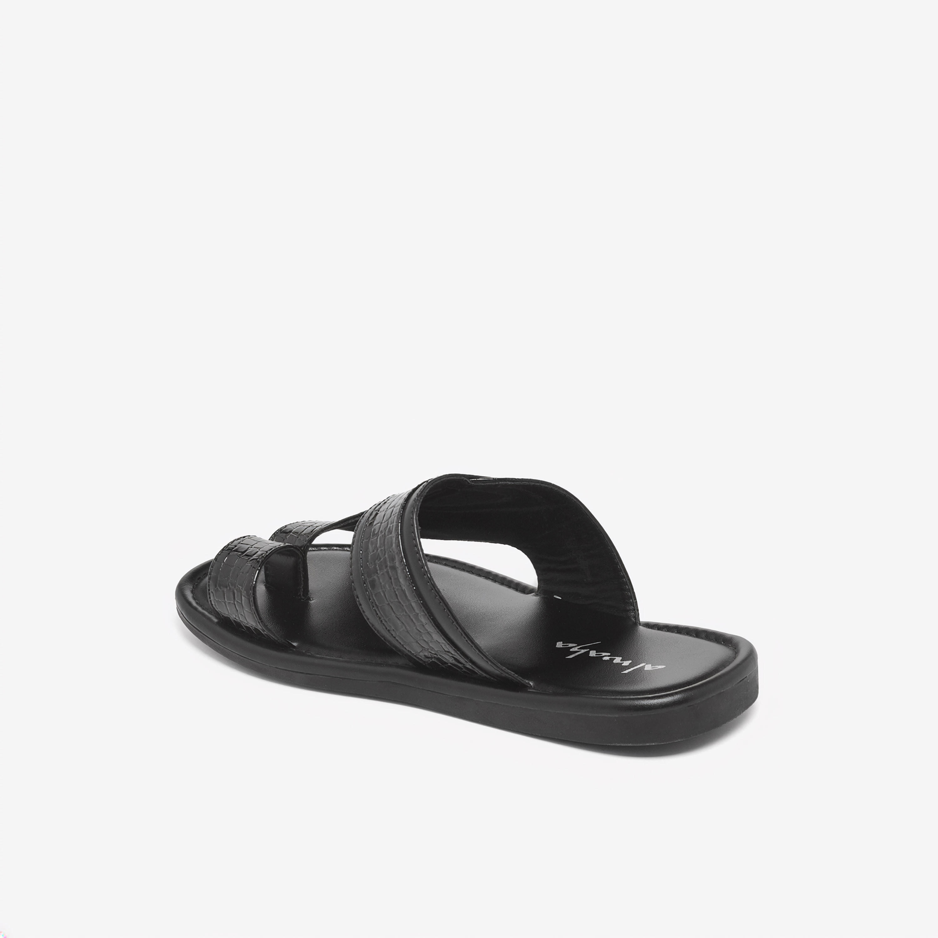 Al Waha Boys Toe Loop Arabic Sandals-boys-shoes-sandals-image-4