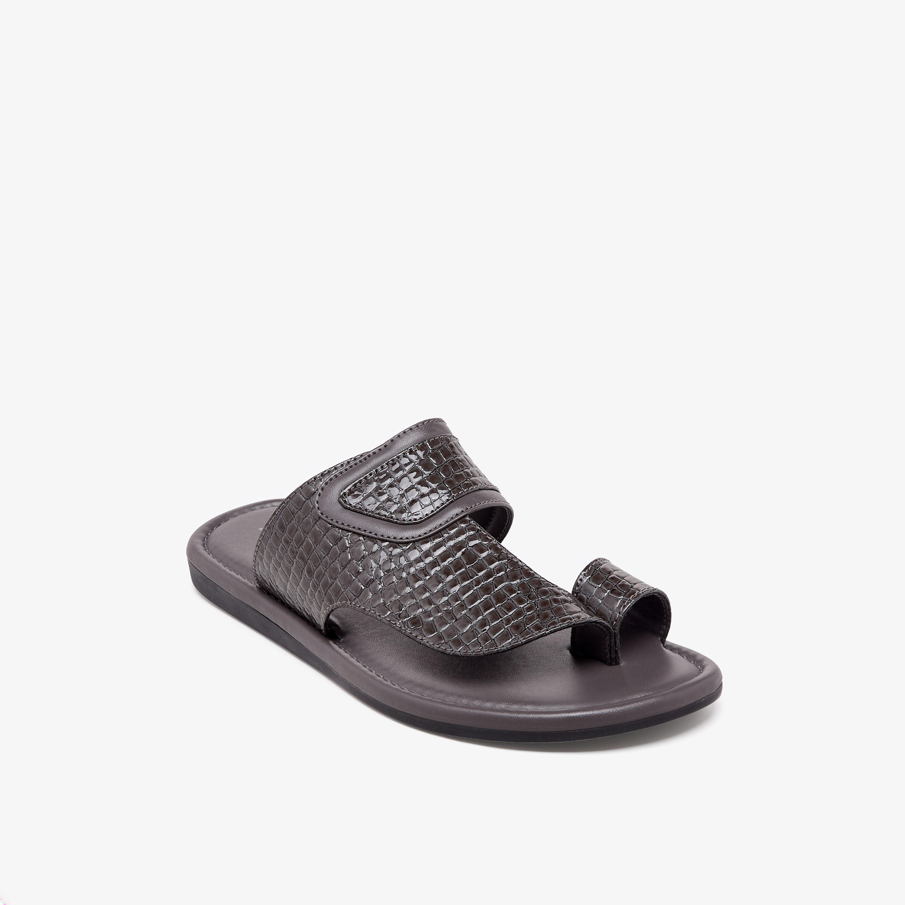 Al Waha Boys Toe Loop Arabic Sandals-boys-shoes-sandals-image-2