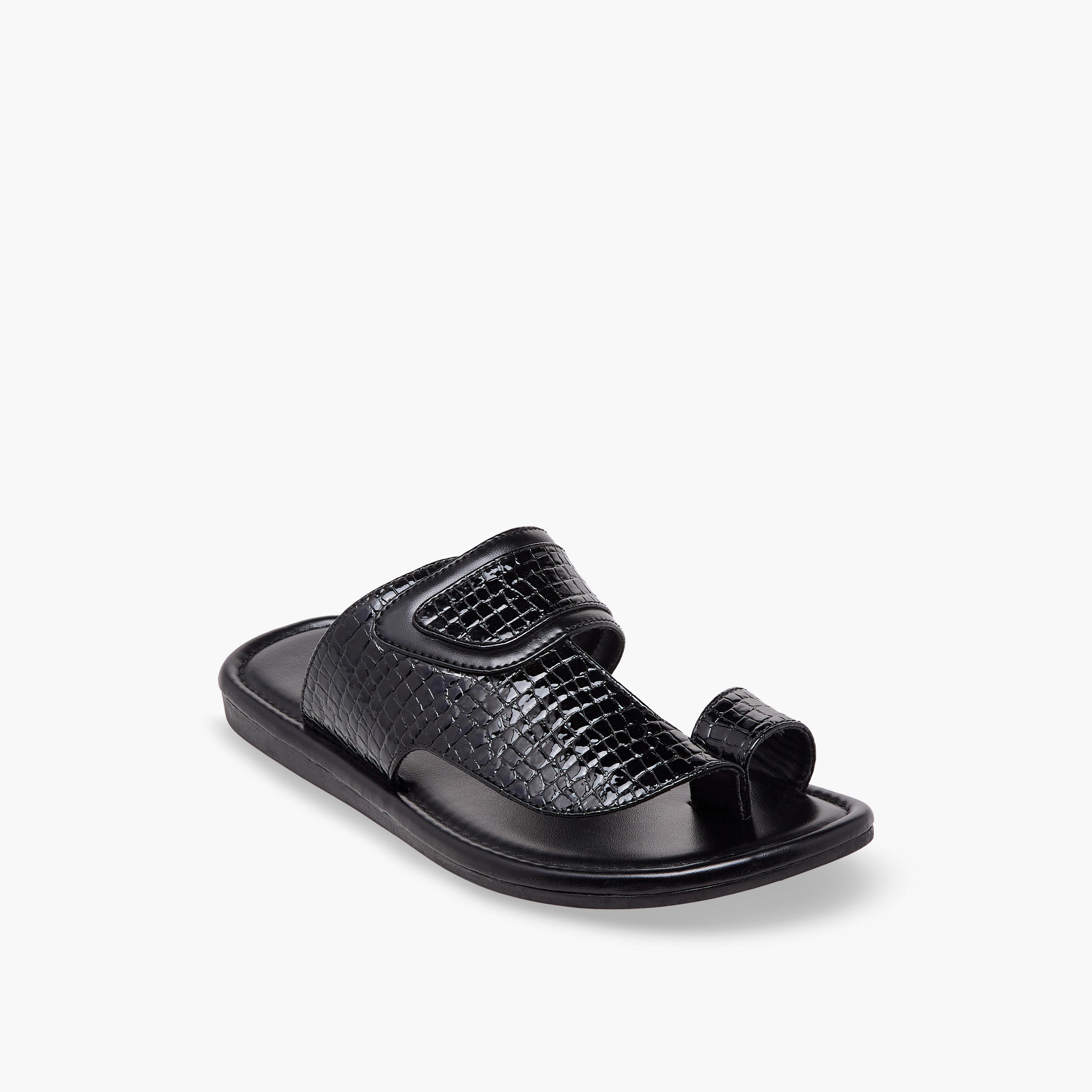 Al Waha Boys Toe Loop Arabic Sandals-boys-shoes-sandals-image-2