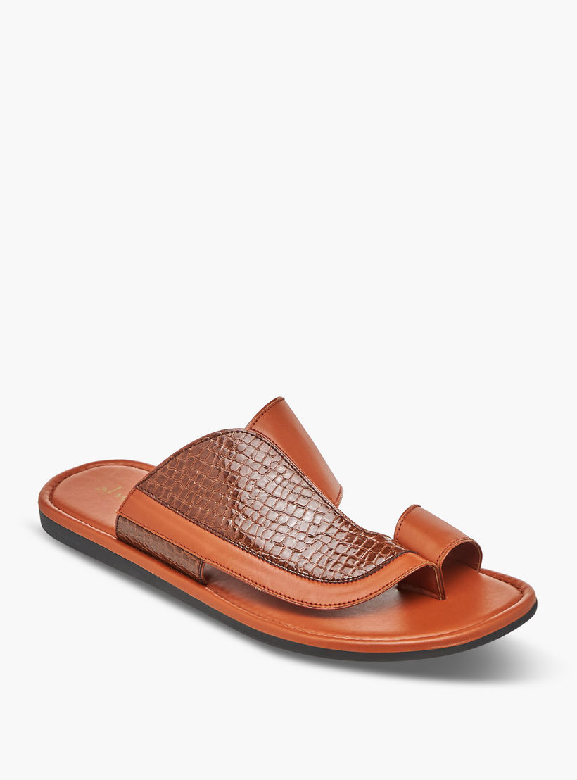 Al Waha Men Toe Loop Detail Arabic Sandals-men-shoes-sandals-image-2