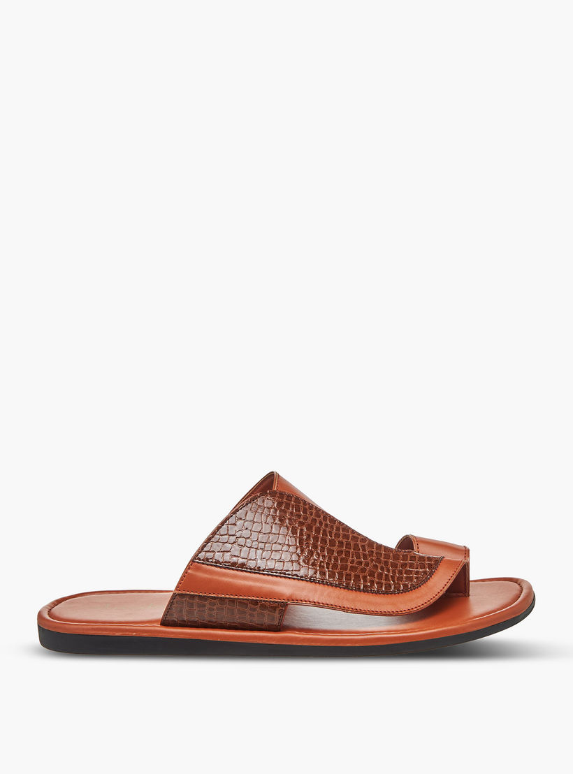 Al Waha Men Toe Loop Detail Arabic Sandals-men-shoes-sandals-image-3