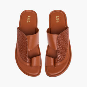 صندل عربي بارز الملمس سهل الارتداء من إل بي إل من شو إكسبرس-men-shoes-image-1