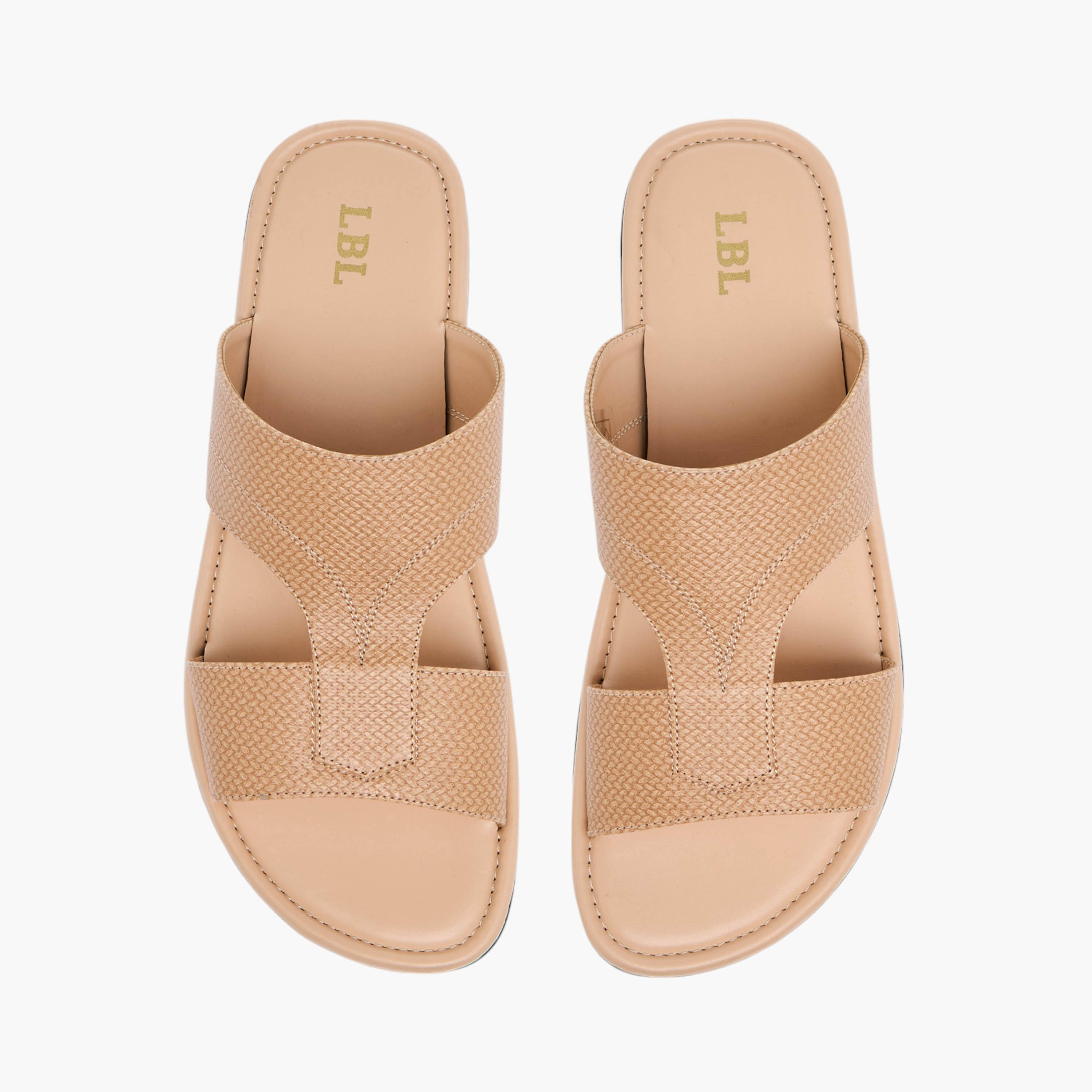 صندل عربي بارز الملمس سهل الارتداء من إل بي إل من شو إكسبرس-men-shoes-sandals-image-1
