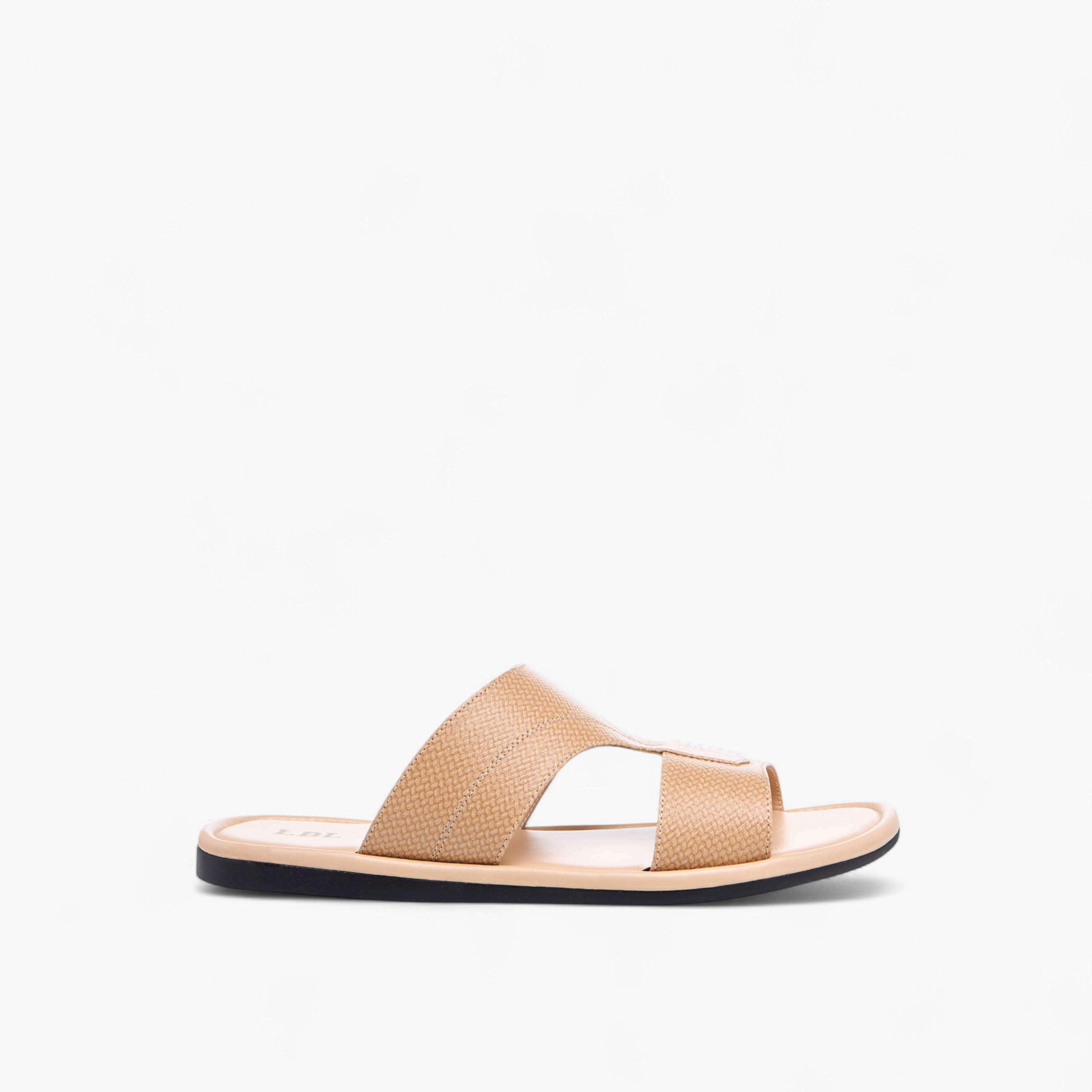 صندل عربي بارز الملمس سهل الارتداء من إل بي إل من شو إكسبرس-men-shoes-sandals-image-2