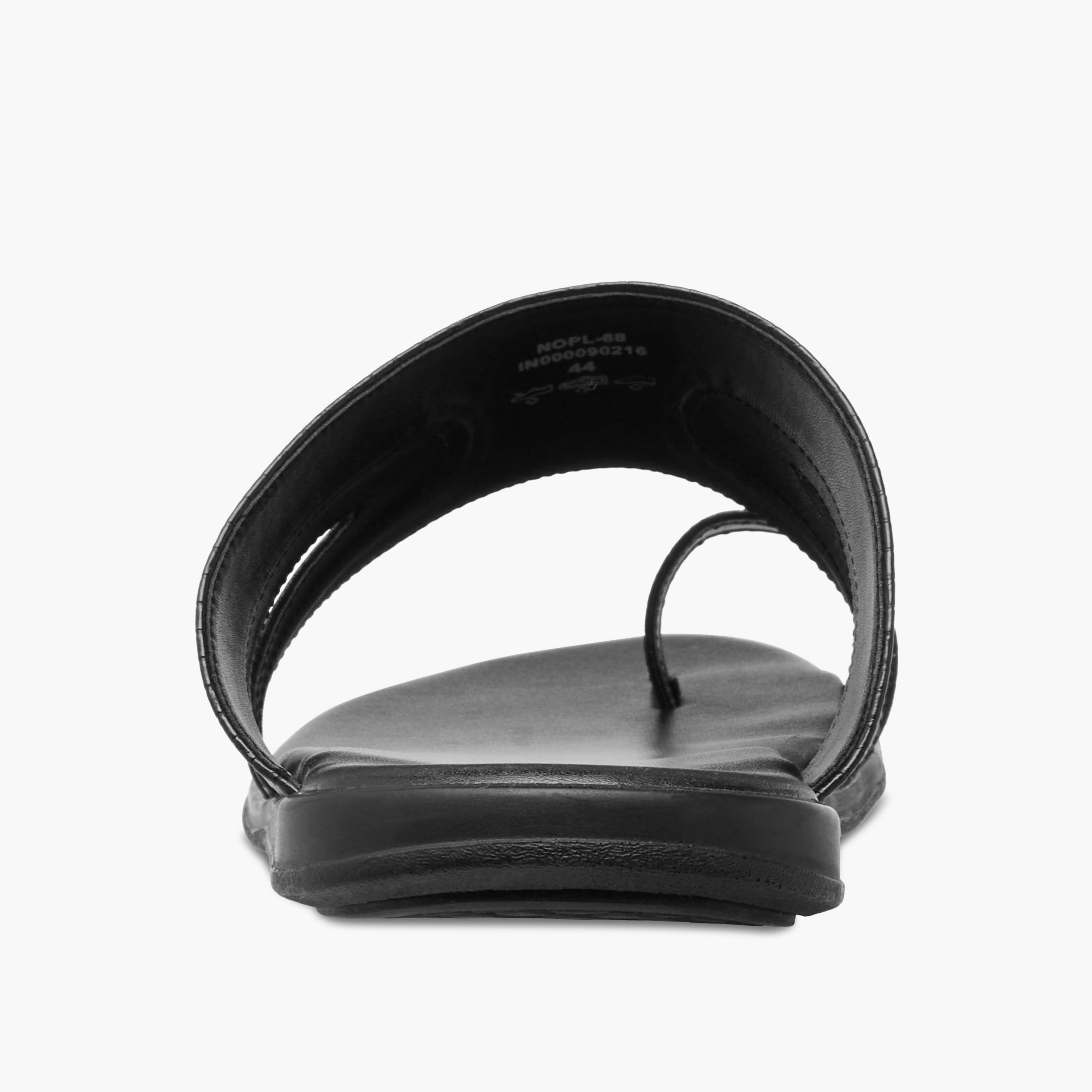 صندل عربي بتفاصيل حلقة إصبع للرجال من الواحة-men-shoes-sandals-image-5