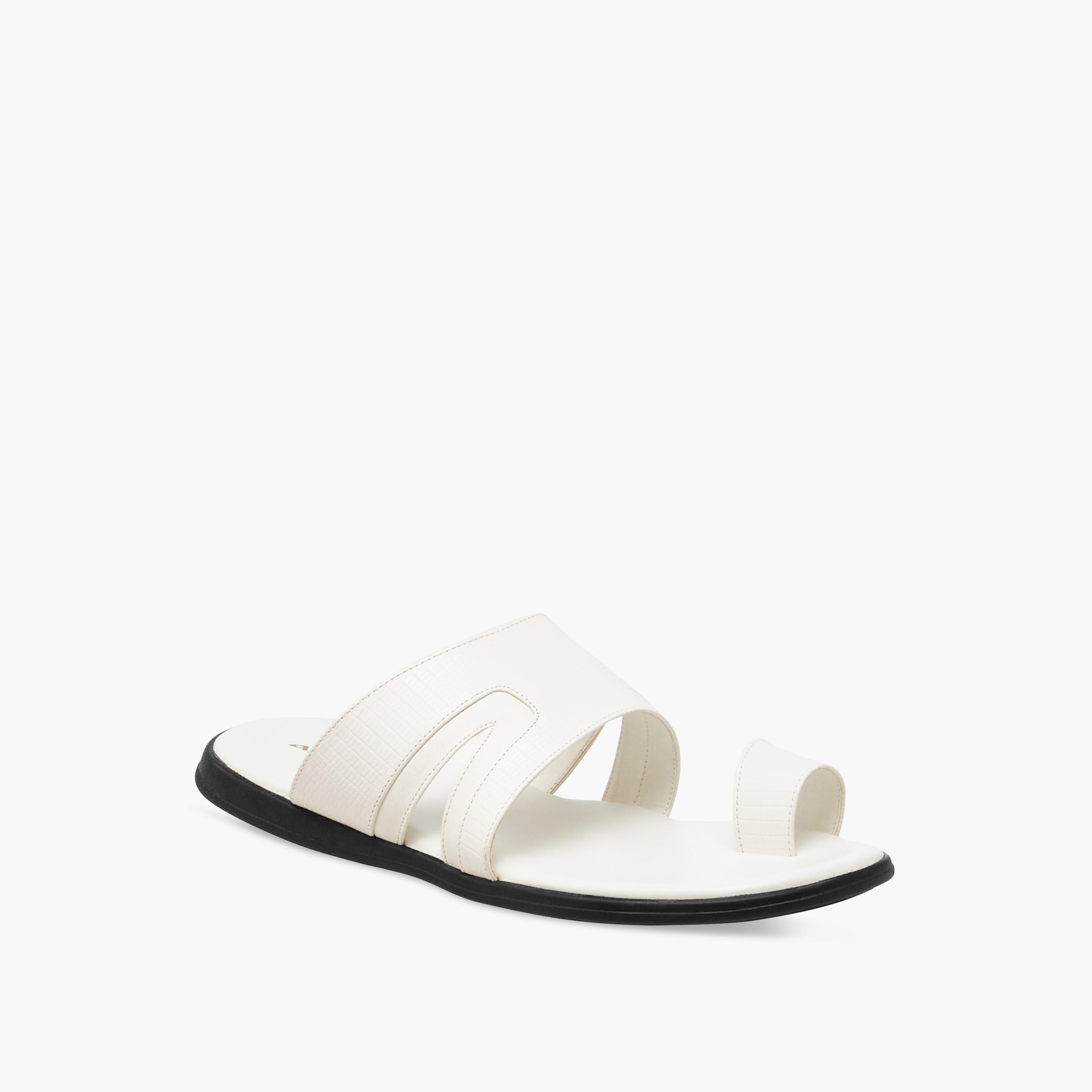 صندل عربي بتفاصيل حلقة إصبع للرجال من الواحة-men-shoes-sandals-image-2