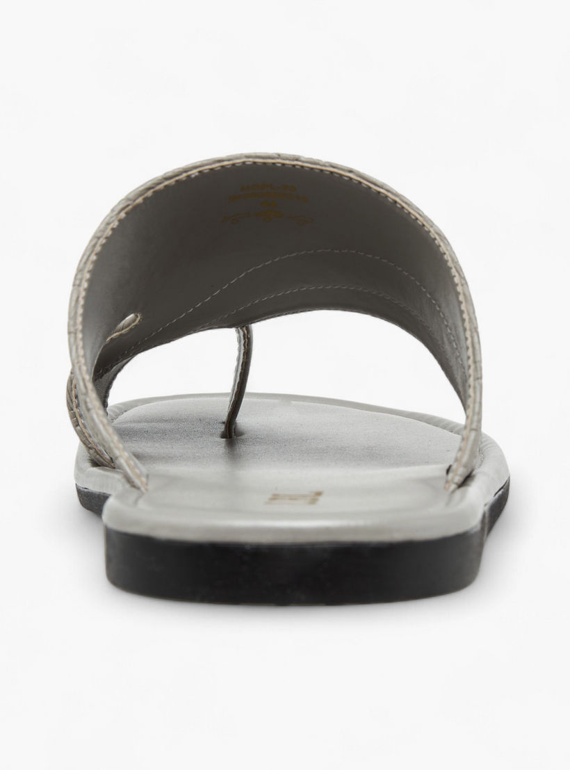 LBL by Shoexpress Textured Arabic Sandals-men-shoes-sandals-image-5