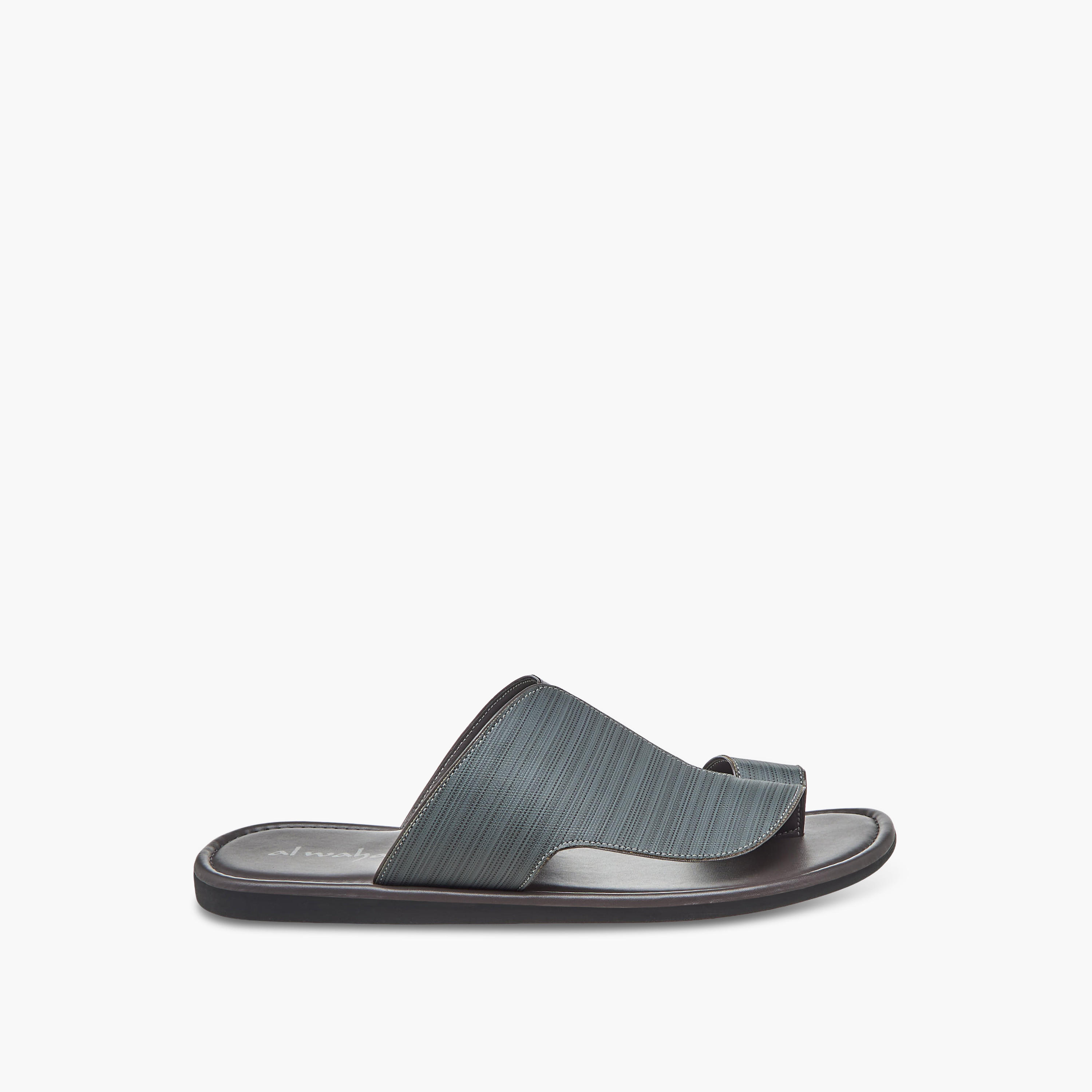 صندل عربي بتفاصيل حلقة إصبع للرجال من الواحة-men-shoes-sandals-image-3