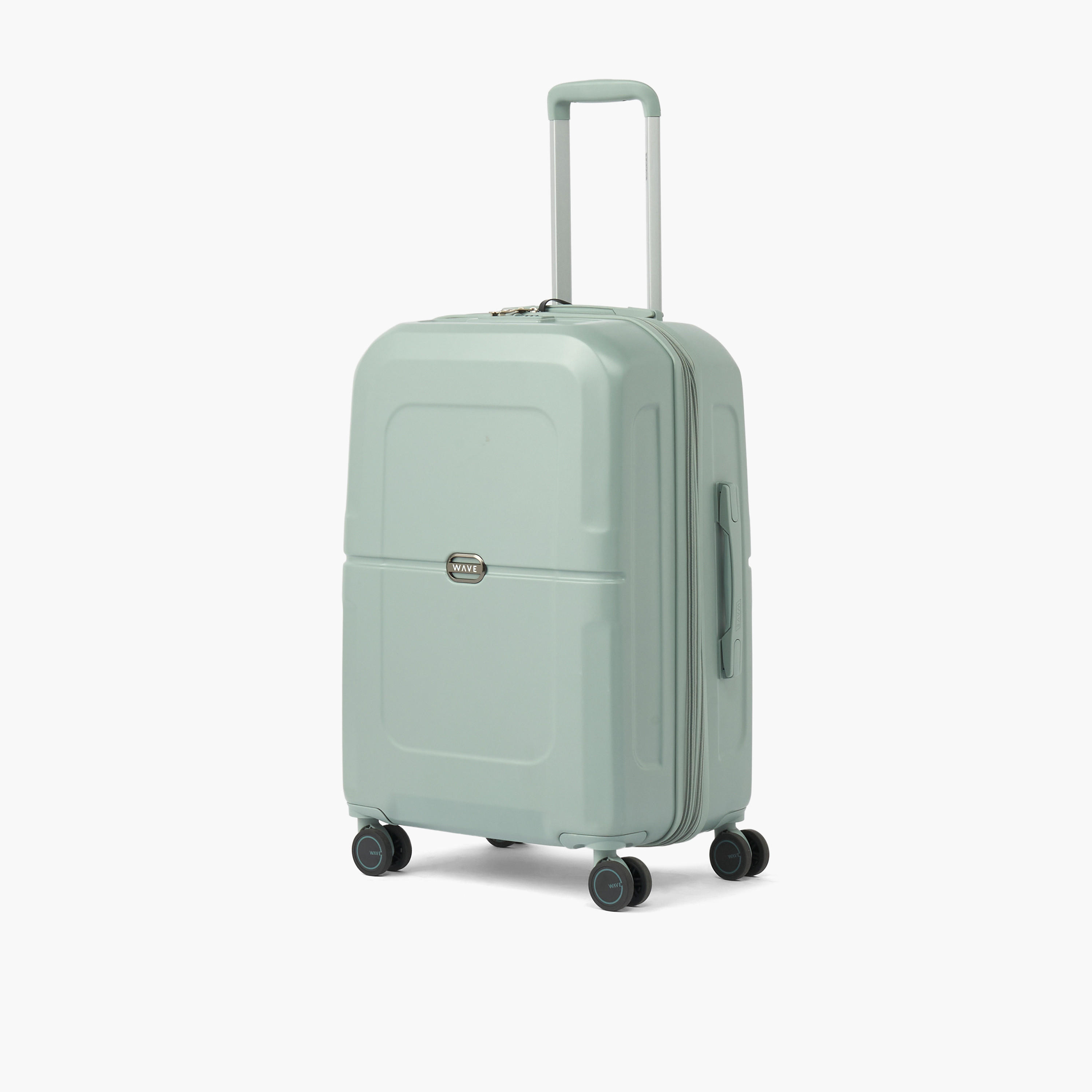 WAVE Solid Hardcase Luggage Trolley with Retractable Handle - 24 inches Check-In Bag-travel-luggagesandbags-luggage-image-1