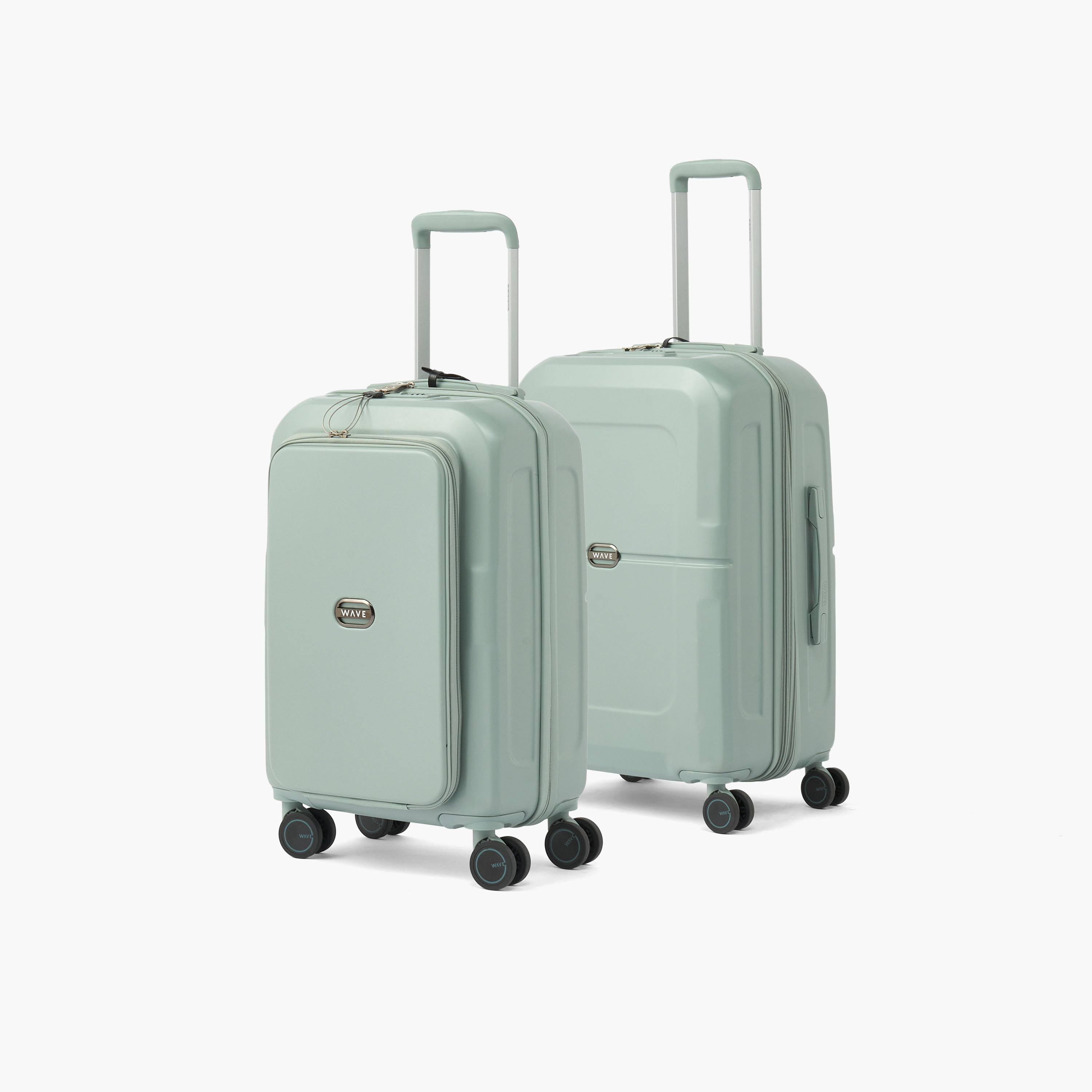 WAVE Solid Hardcase Luggage Trolley with Retractable Handle - 24 inches Check-In Bag-travel-luggagesandbags-luggage-image-11
