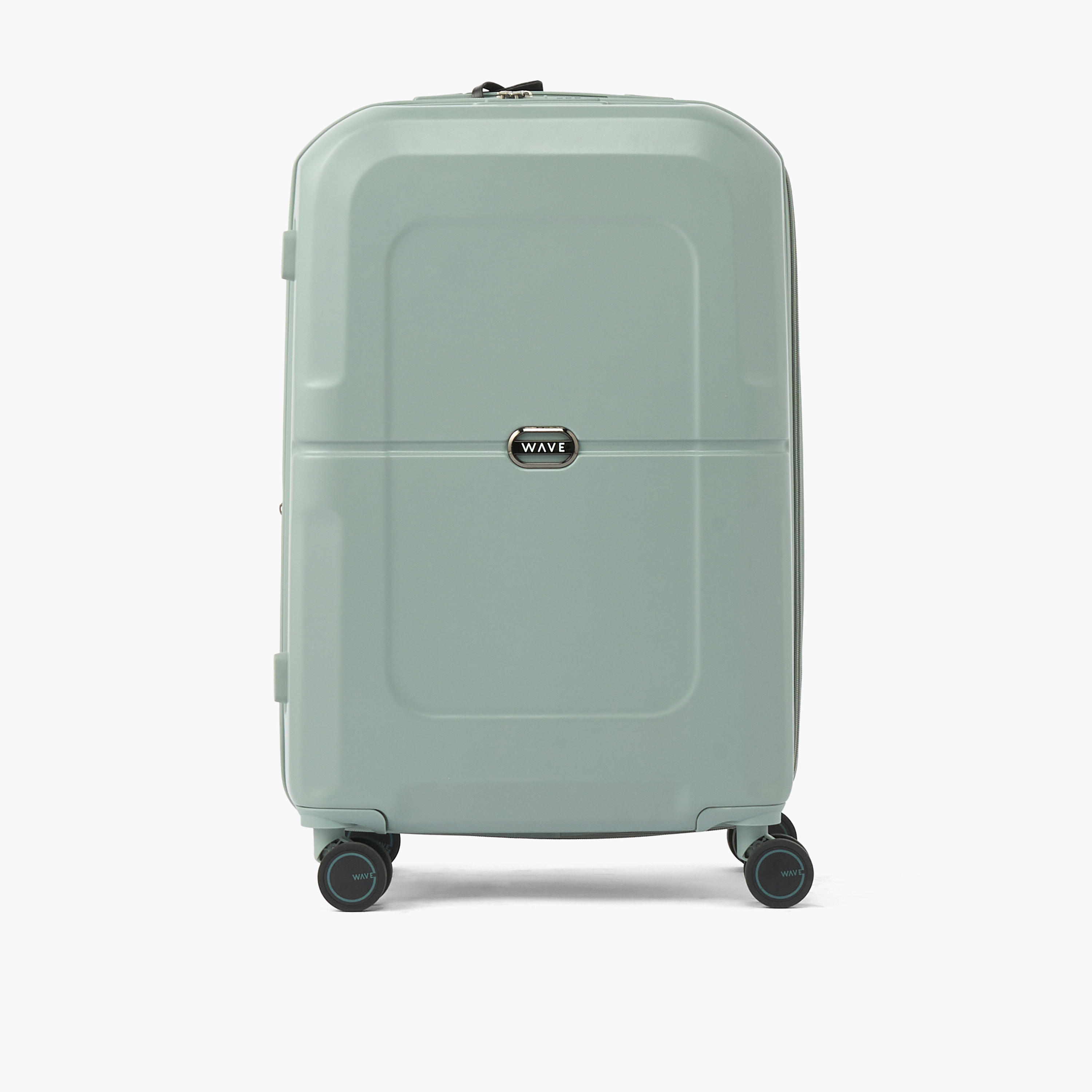 WAVE Solid Hardcase Luggage Trolley with Retractable Handle - 24 inches Check-In Bag-travel-luggagesandbags-luggage-image-2