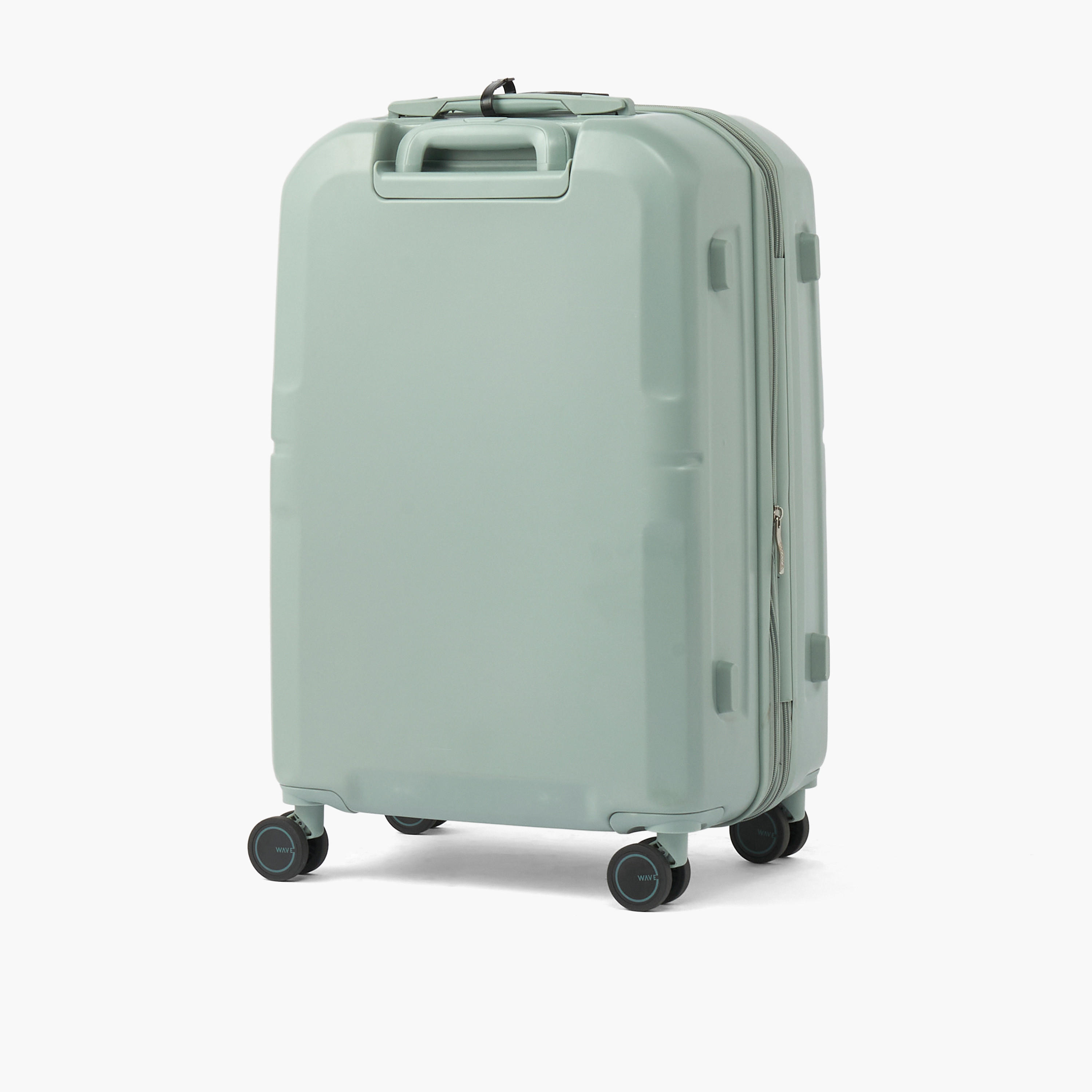 WAVE Solid Hardcase Luggage Trolley with Retractable Handle - 24 inches Check-In Bag-travel-luggagesandbags-luggage-image-3