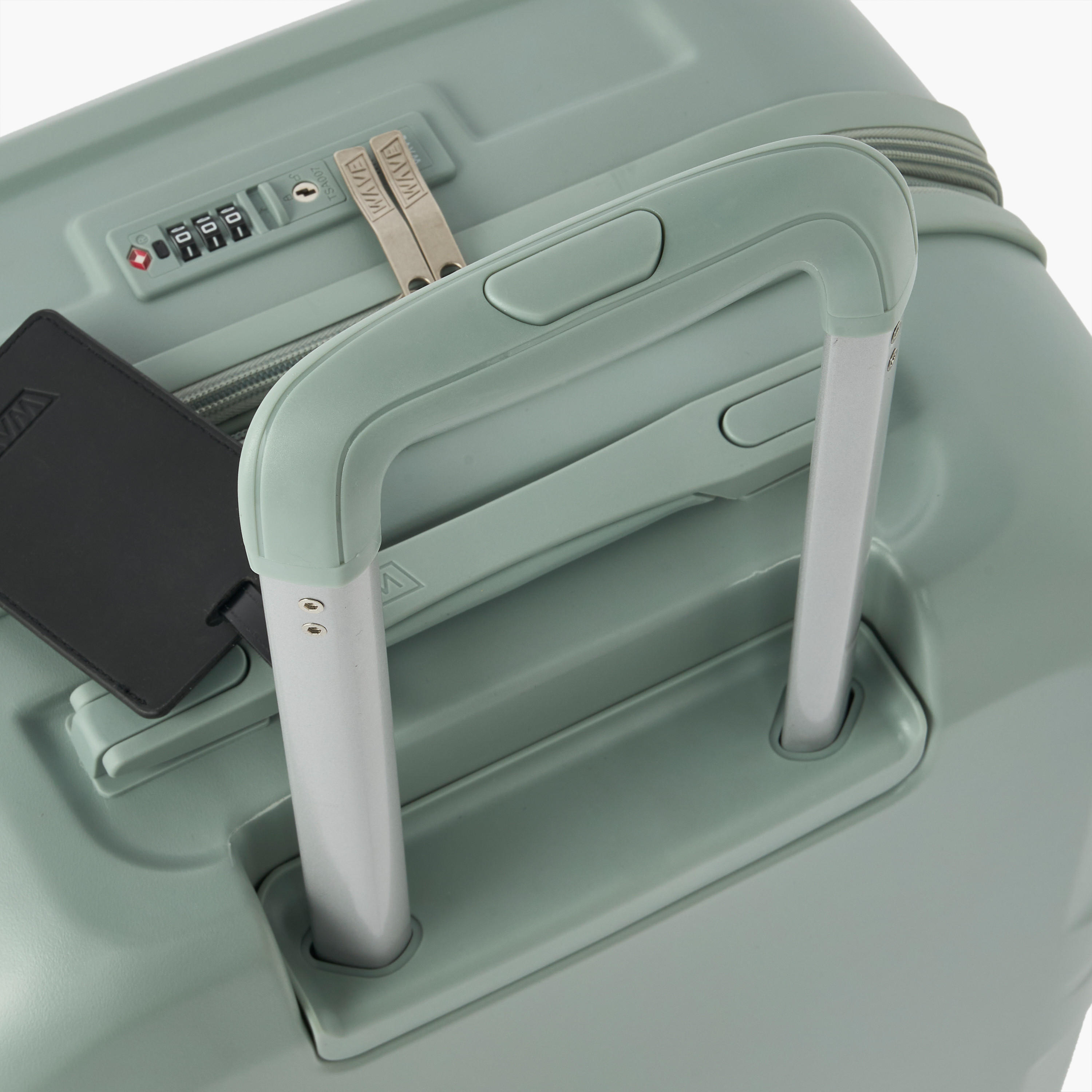 WAVE Solid Hardcase Luggage Trolley with Retractable Handle - 24 inches Check-In Bag-travel-luggagesandbags-luggage-image-6