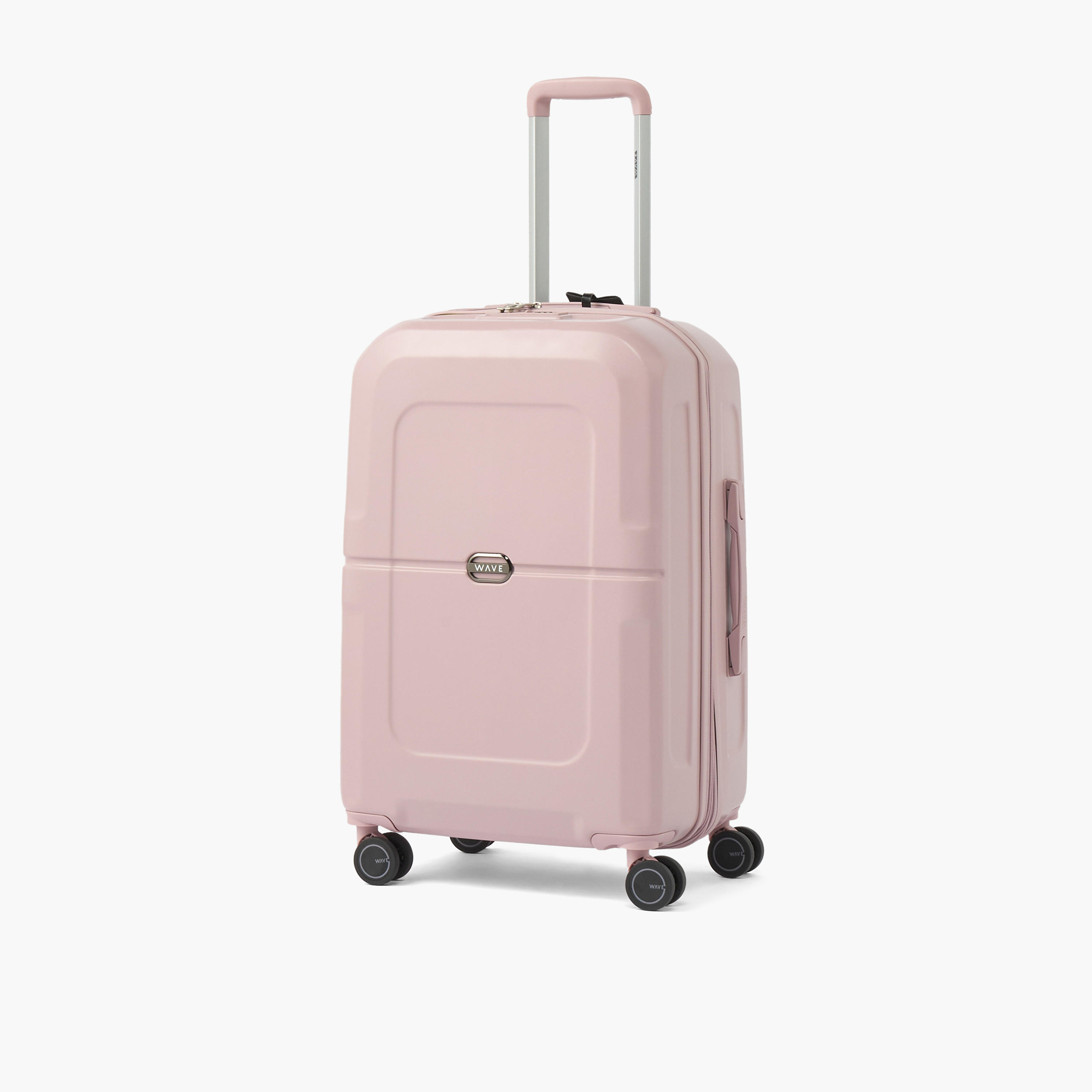 WAVE Solid Hardcase Luggage Trolley with Retractable Handle - 24 inches Check-In Bag-travel-luggagesandbags-luggage-image-1
