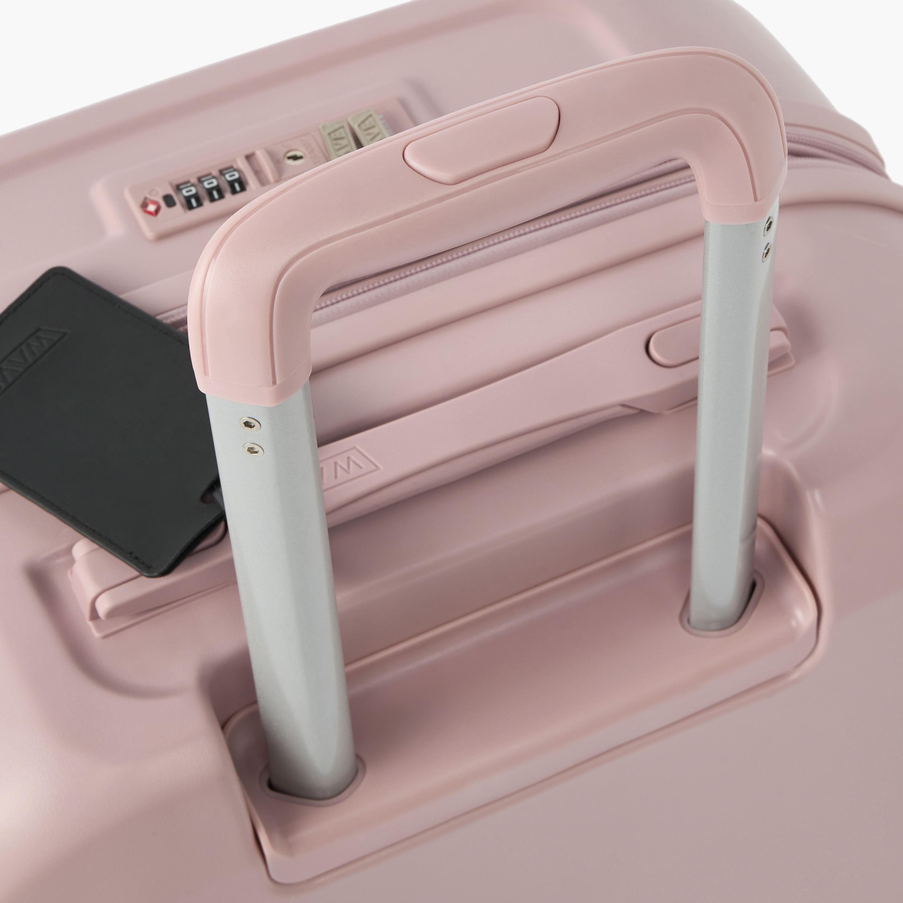 WAVE Solid Hardcase Luggage Trolley with Retractable Handle - 24 inches Check-In Bag-travel-luggagesandbags-luggage-image-6