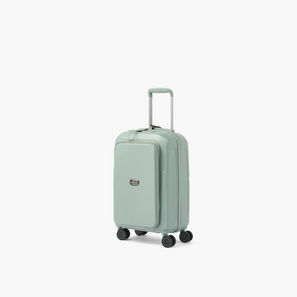 WAVE Solid Hardcase Luggage Trolley with Retractable Handle - 20 inches Cabin Bag-travel-luggagesandbags-image-1
