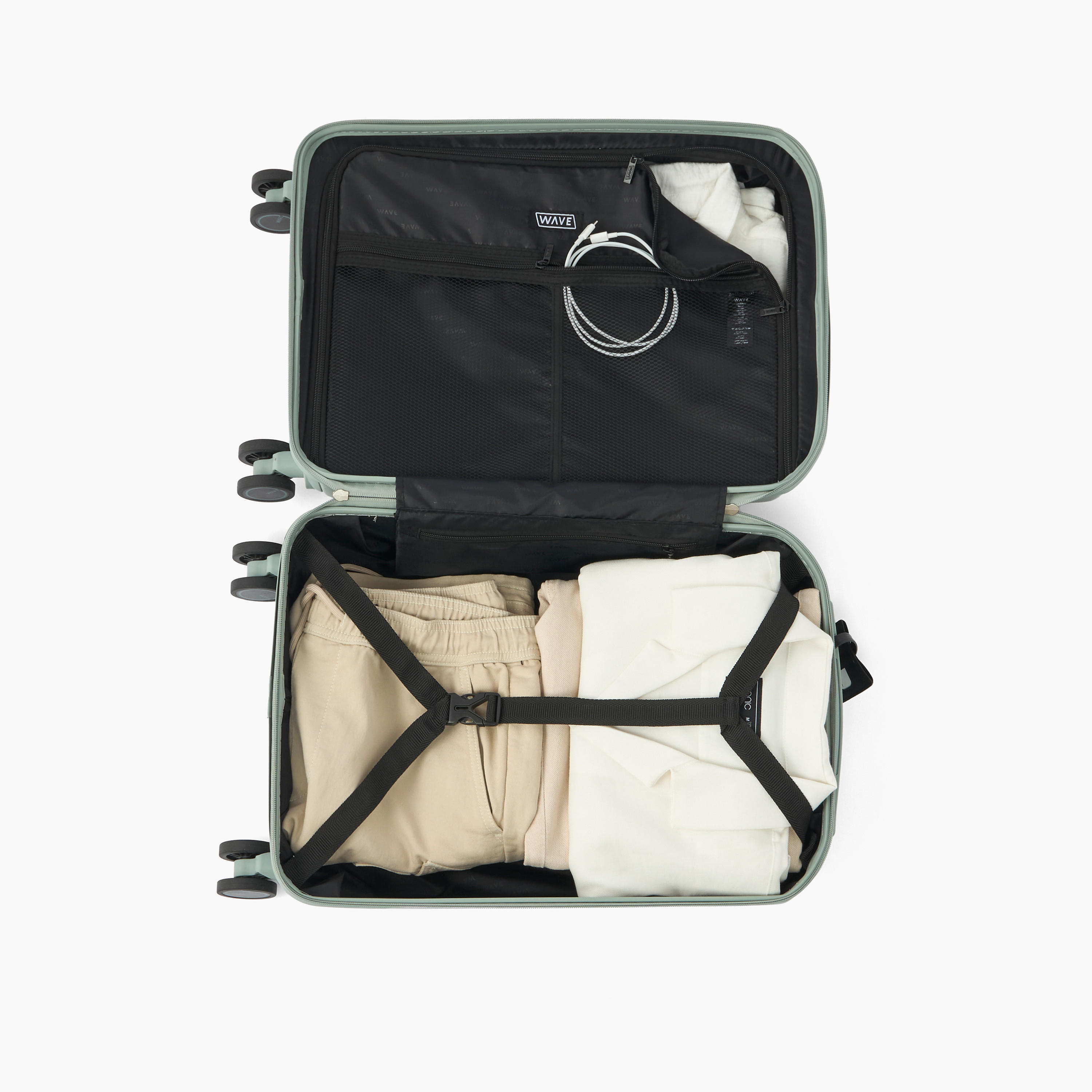 شنطة سفر صلبة بعجلات ومقبض قابل للسحب من ويف - شنطة مقصورة 20 بوصة-travel-luggagesandbags-luggage-image-9