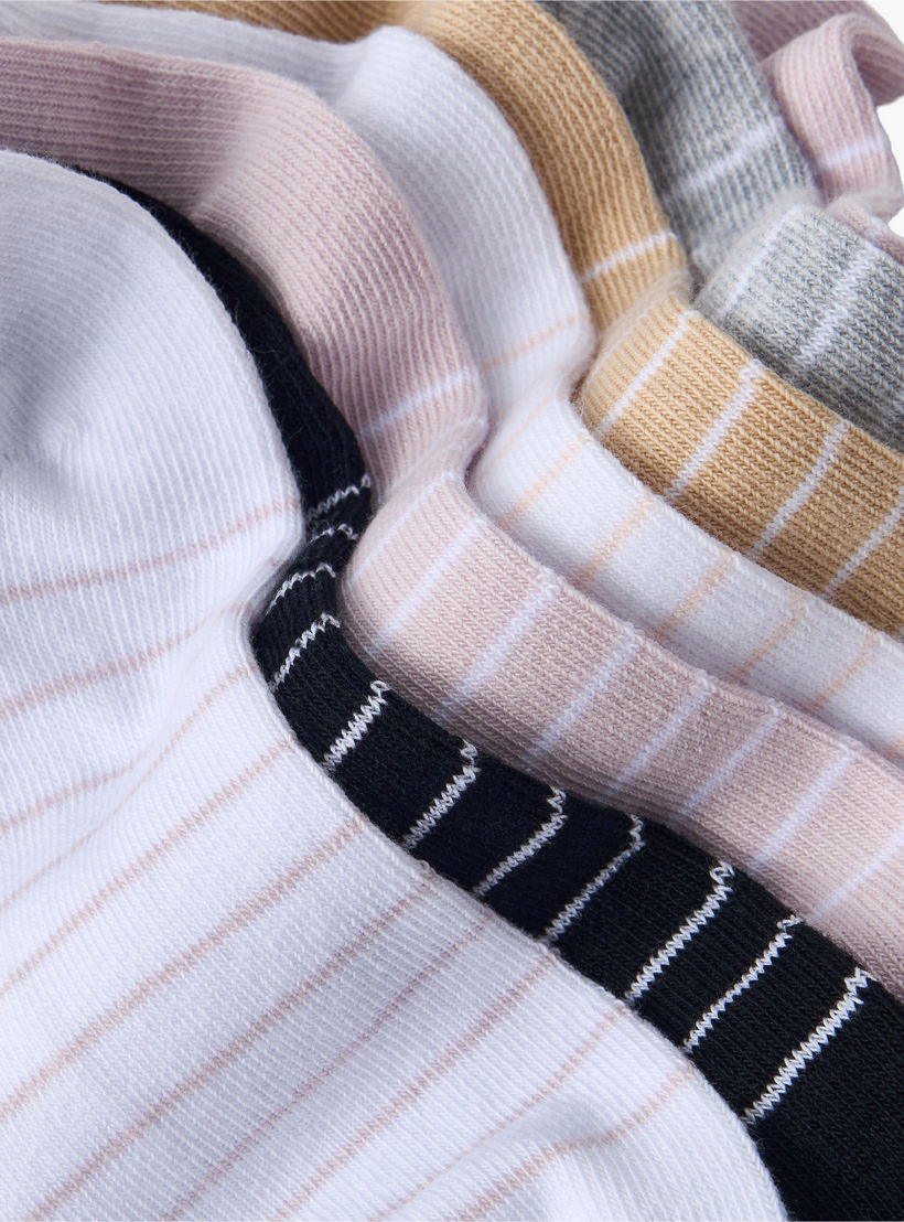 Celeste Pack of 7 Ankle Length Cotton Socks-women-socksandstockings-image-11