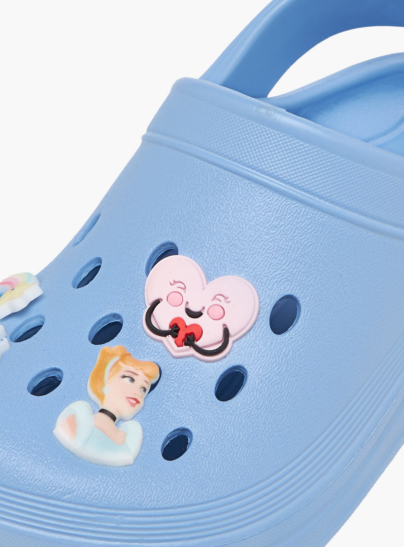 صندل كلوج سهل الارتداء بزينة برنسيس من ديزني-girls-shoes-flipflopsandslides-image-3