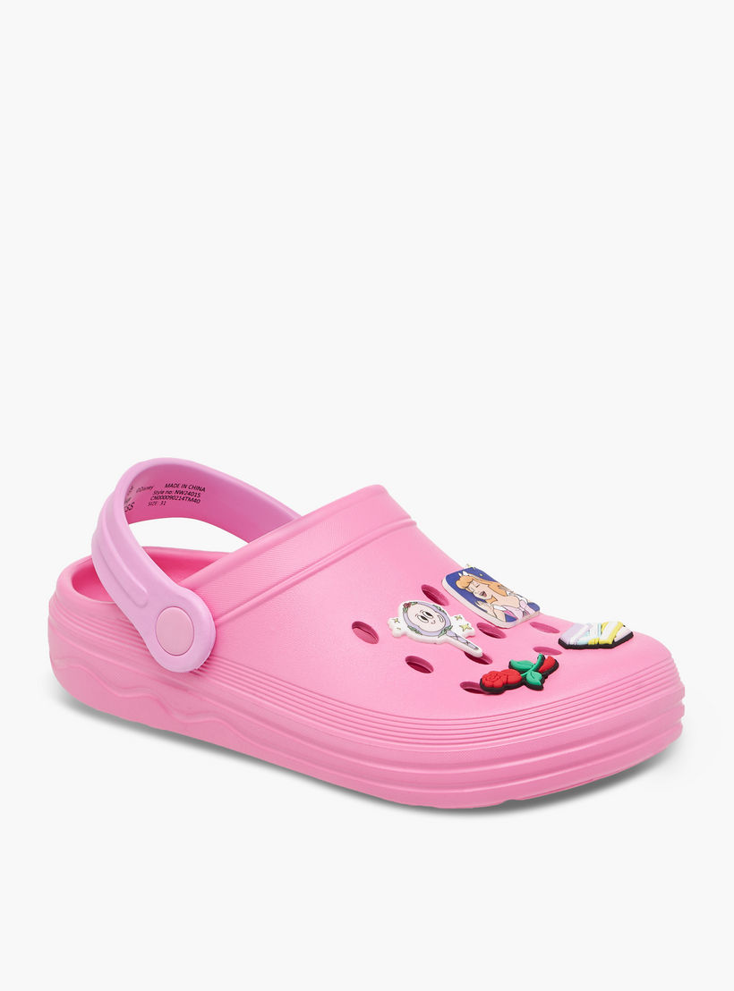 صندل كلوج سهل الارتداء بزينة برنسيس من ديزني-girls-shoes-flipflopsandslides-image-2