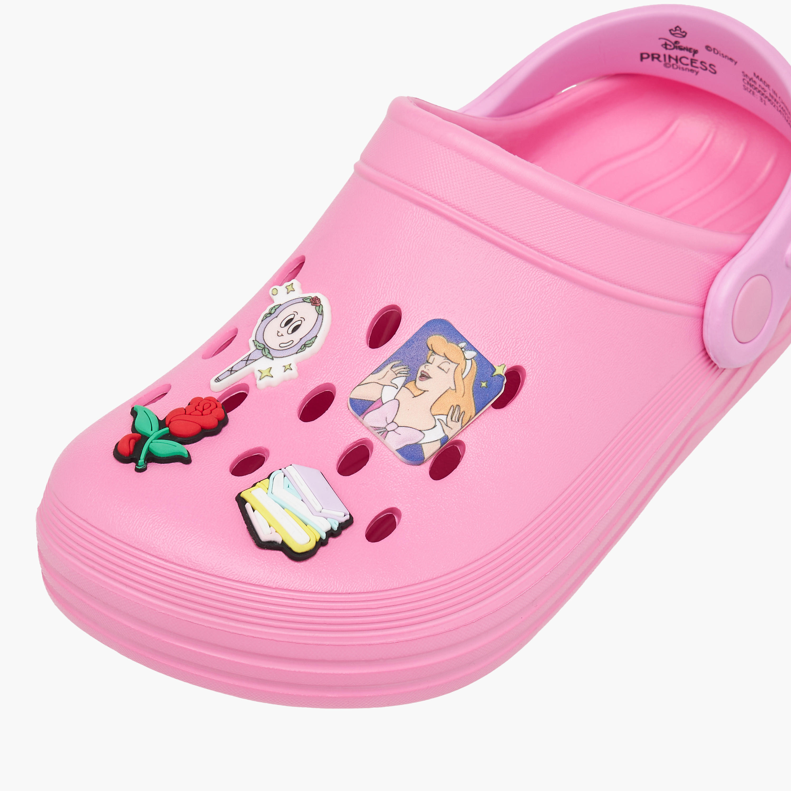صندل كلوج سهل الارتداء بزينة برنسيس من ديزني-girls-shoes-flipflopsandslides-image-4
