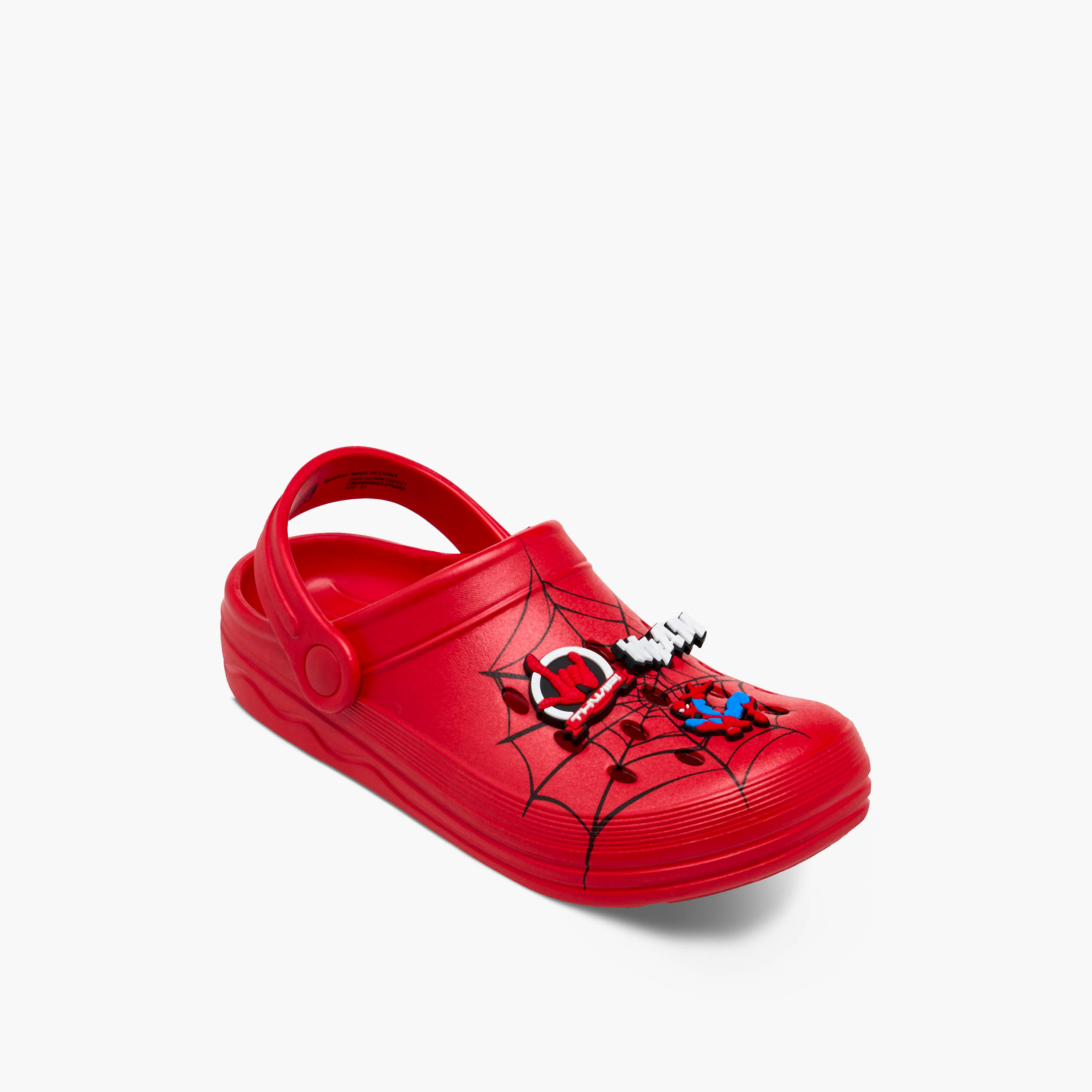 Boys Spider-Man Print Clogs-boys-shoes-sandals-image-2