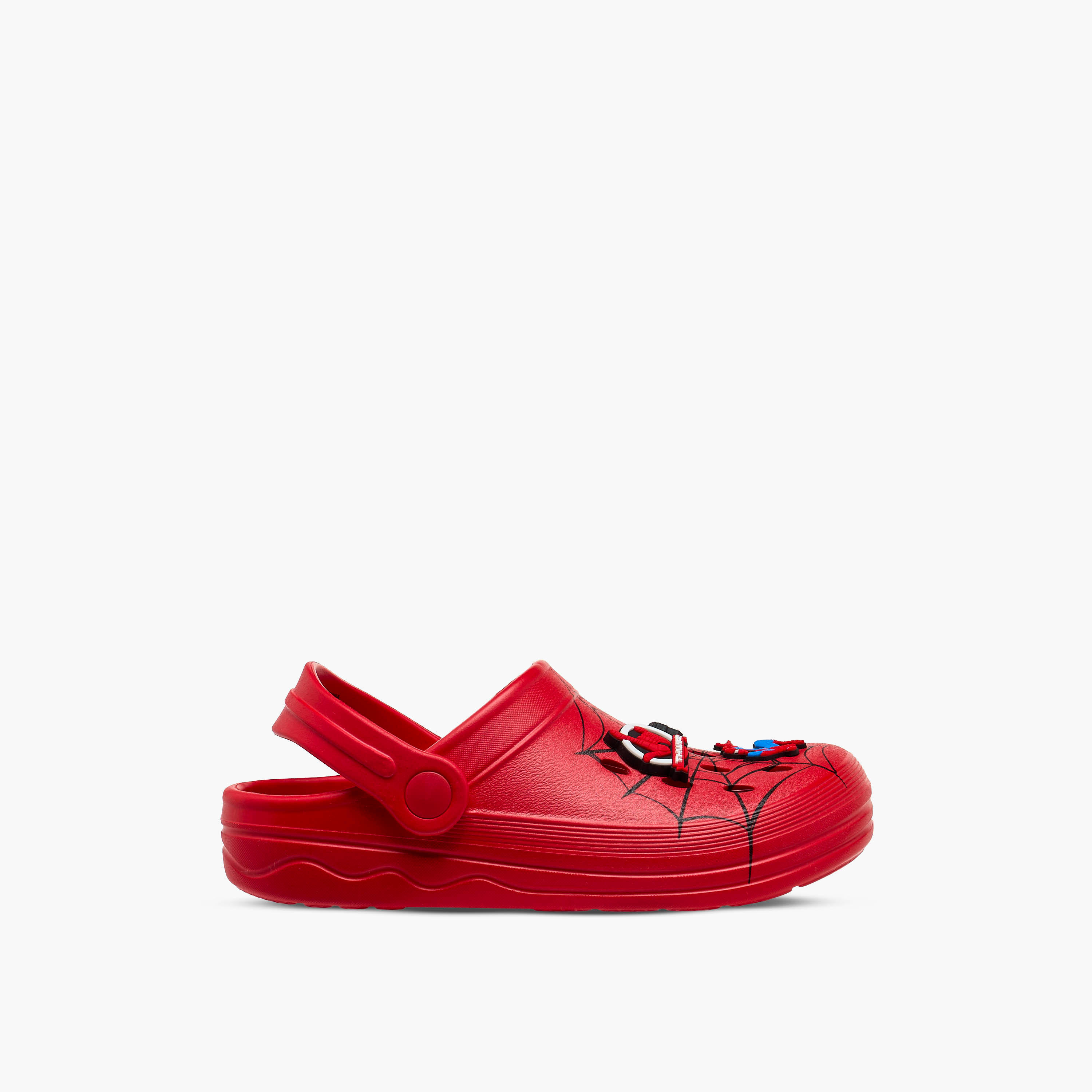 Boys Spider-Man Print Clogs-boys-shoes-sandals-image-3