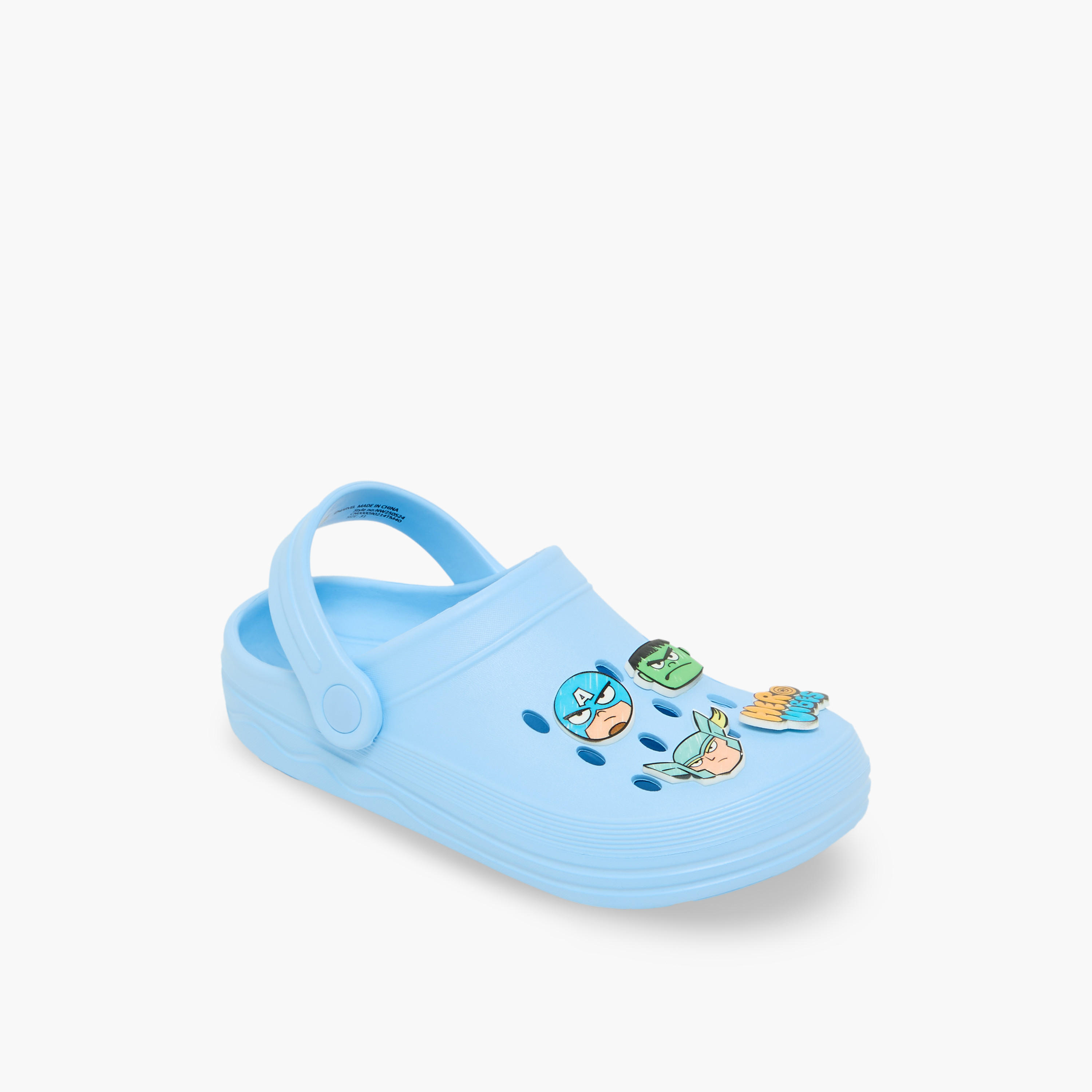 Marvel Boys Jibbitz Accent Backstrap Clogs-boys-shoes-sandals-image-2