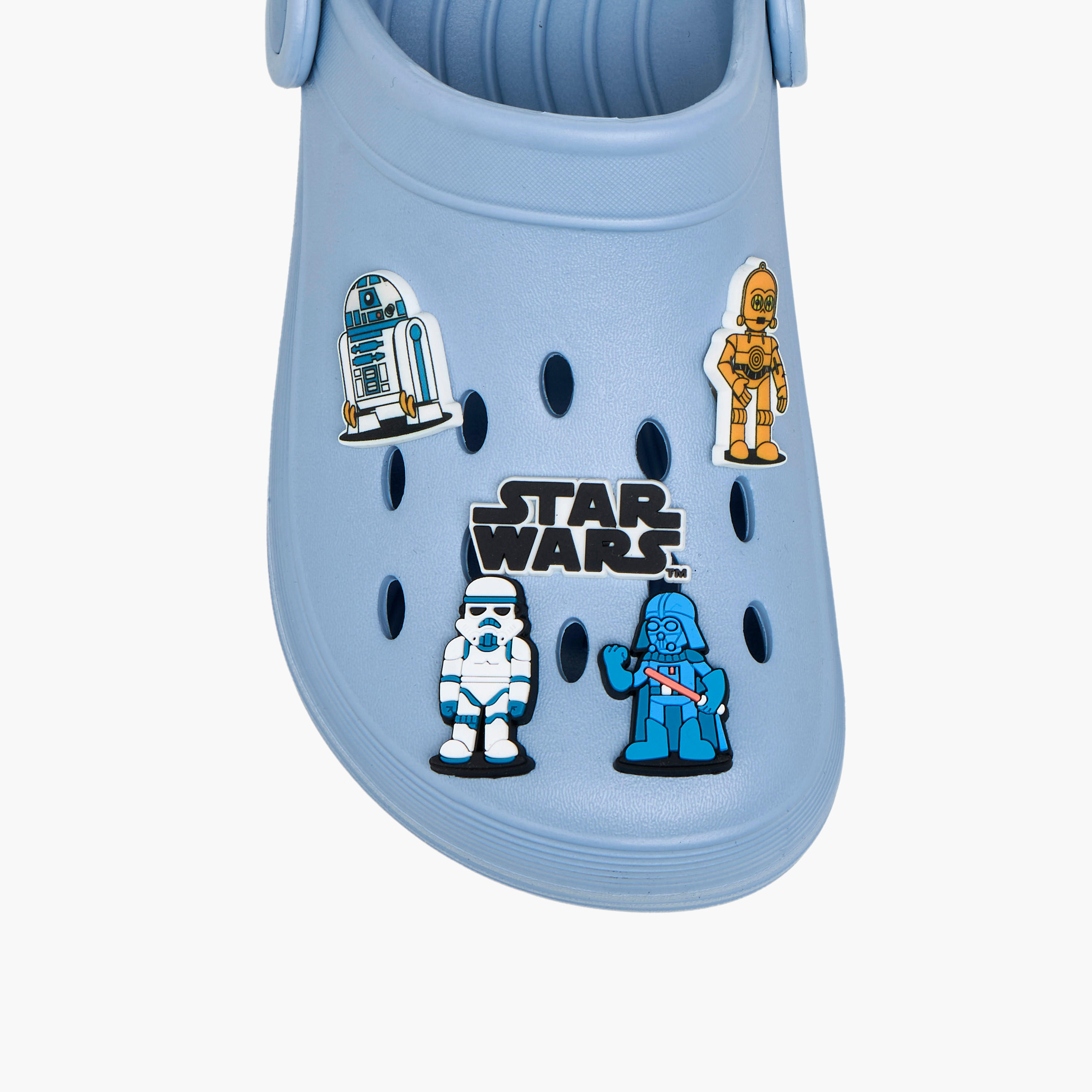 صندل خفيف بحزام خلفي وبزينة جيبيتز ستار وورز للأولاد من لوكاس فيلم-boys-shoes-flipflopsandslides-image-4
