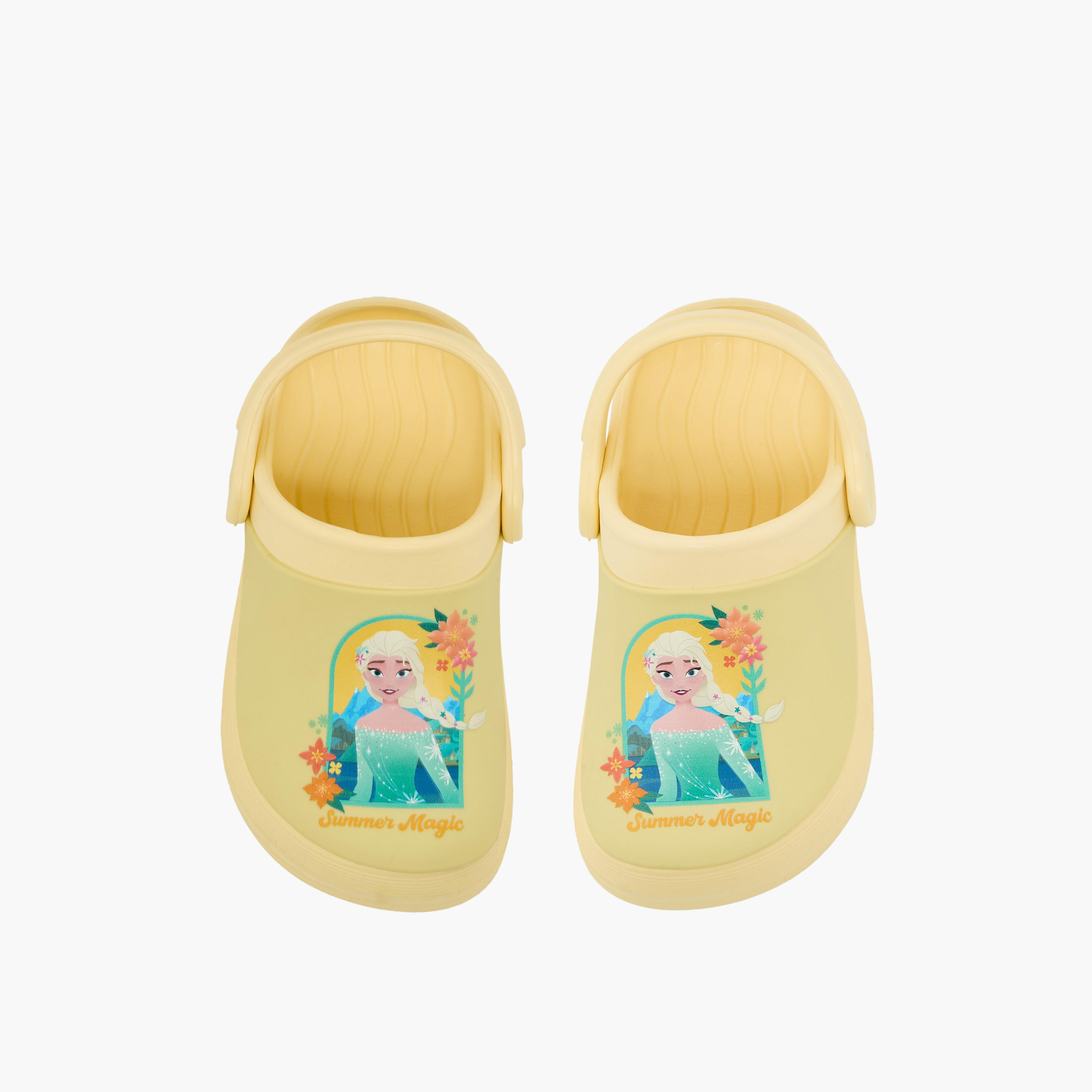 صندل كلوج بحزام خلفي وطبعات للبنات من ديزني-girls-shoes-sandals-image-1