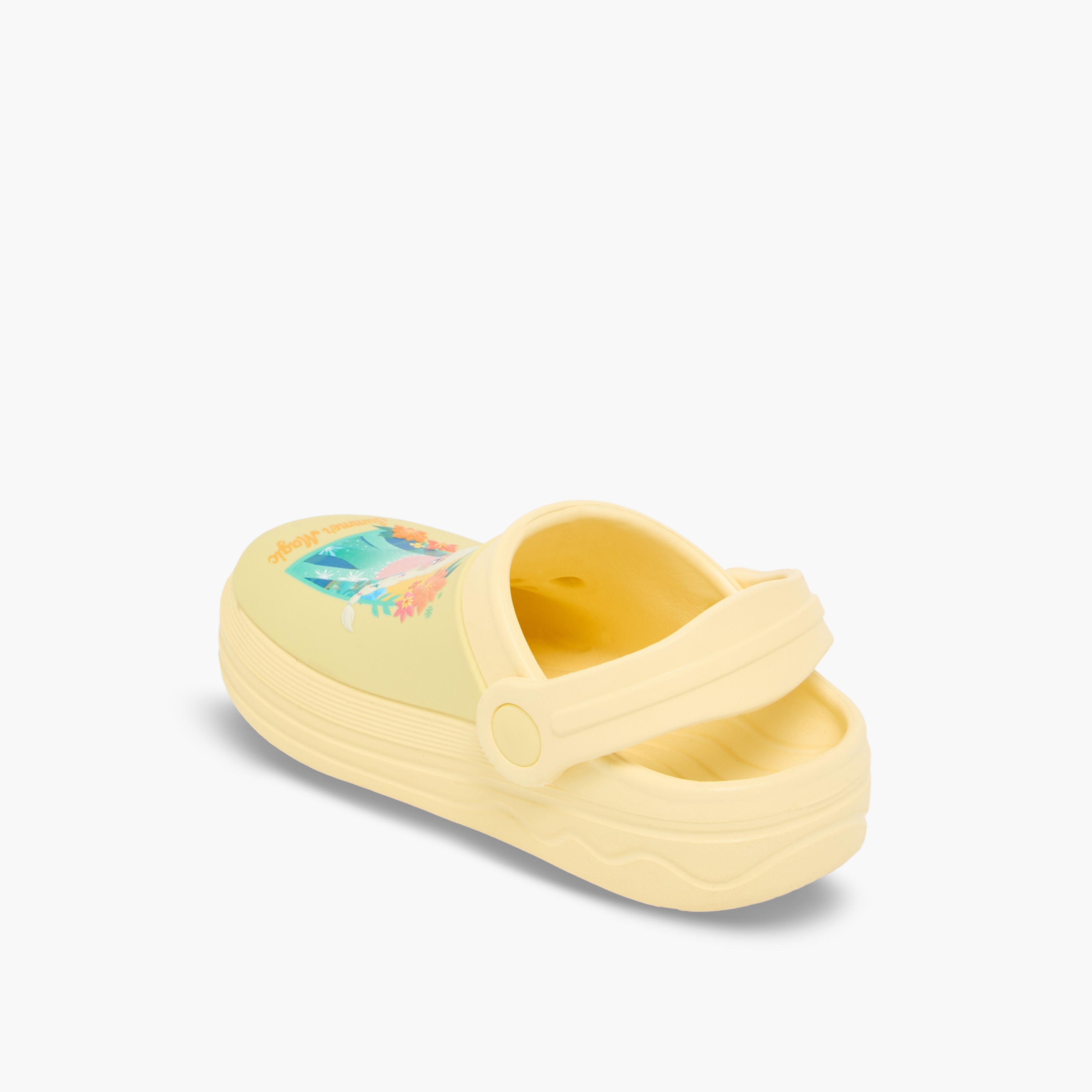 صندل كلوج بحزام خلفي وطبعات للبنات من ديزني-girls-shoes-sandals-image-5