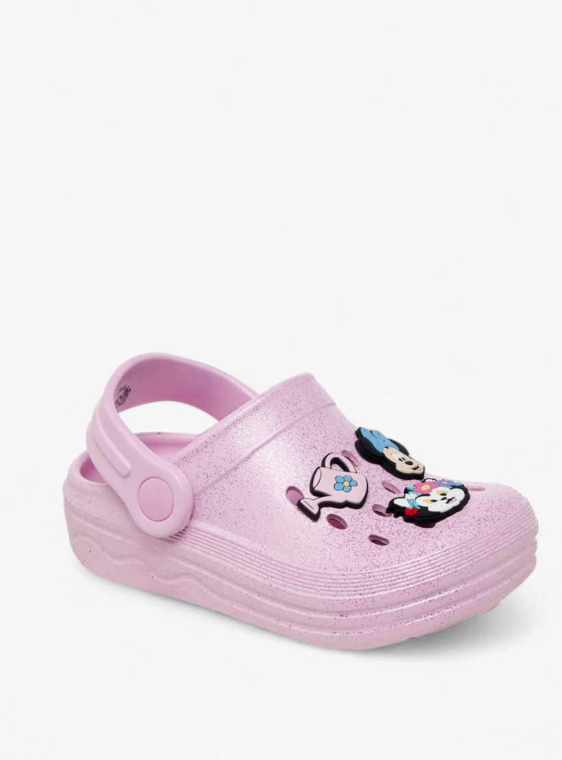 صندل كلوج بحزام خلفي وزخارف ميني ماوس للبنات من ديزني-girls-shoes-sandals-image-2