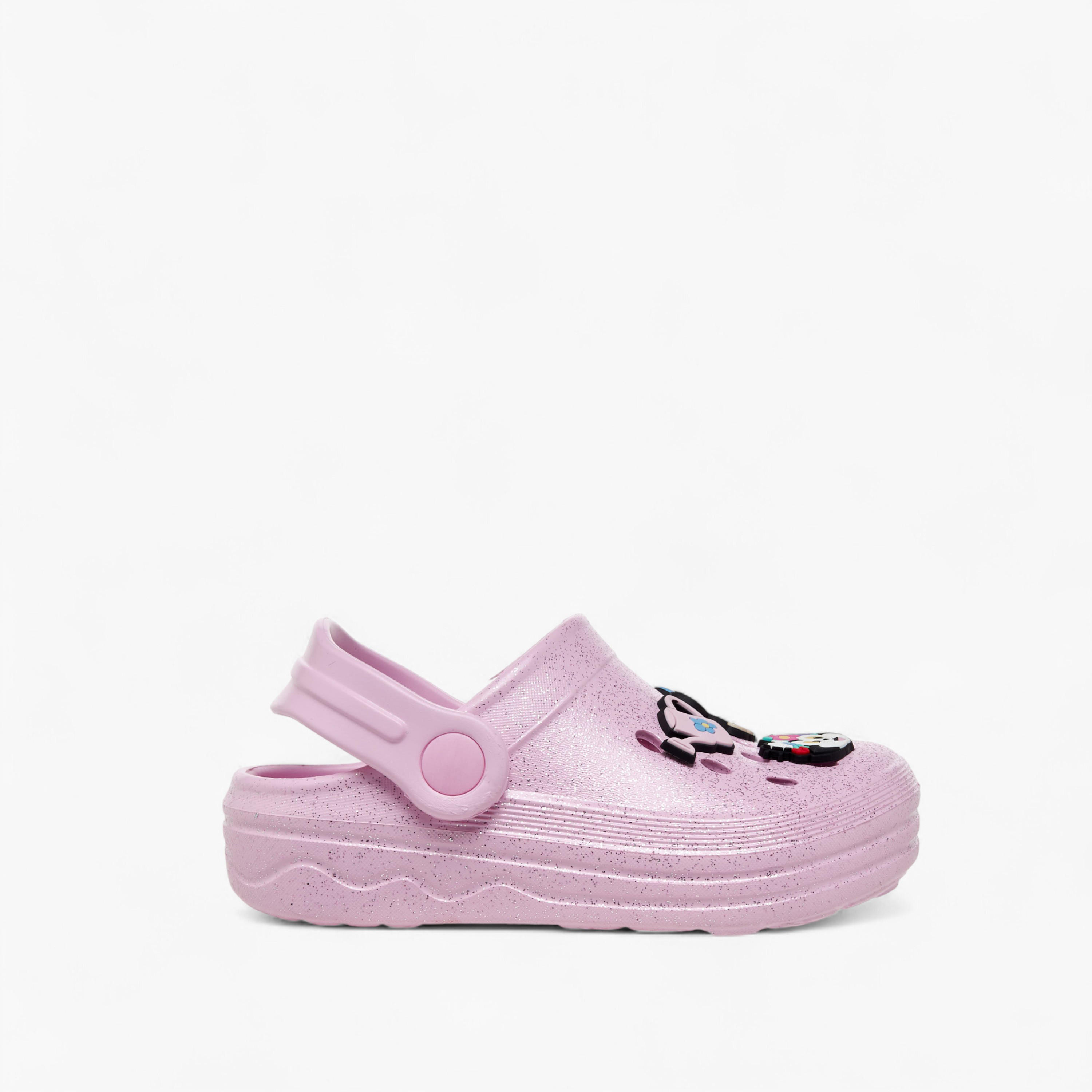 صندل كلوج بحزام خلفي وزخارف ميني ماوس للبنات من ديزني-girls-shoes-sandals-image-3