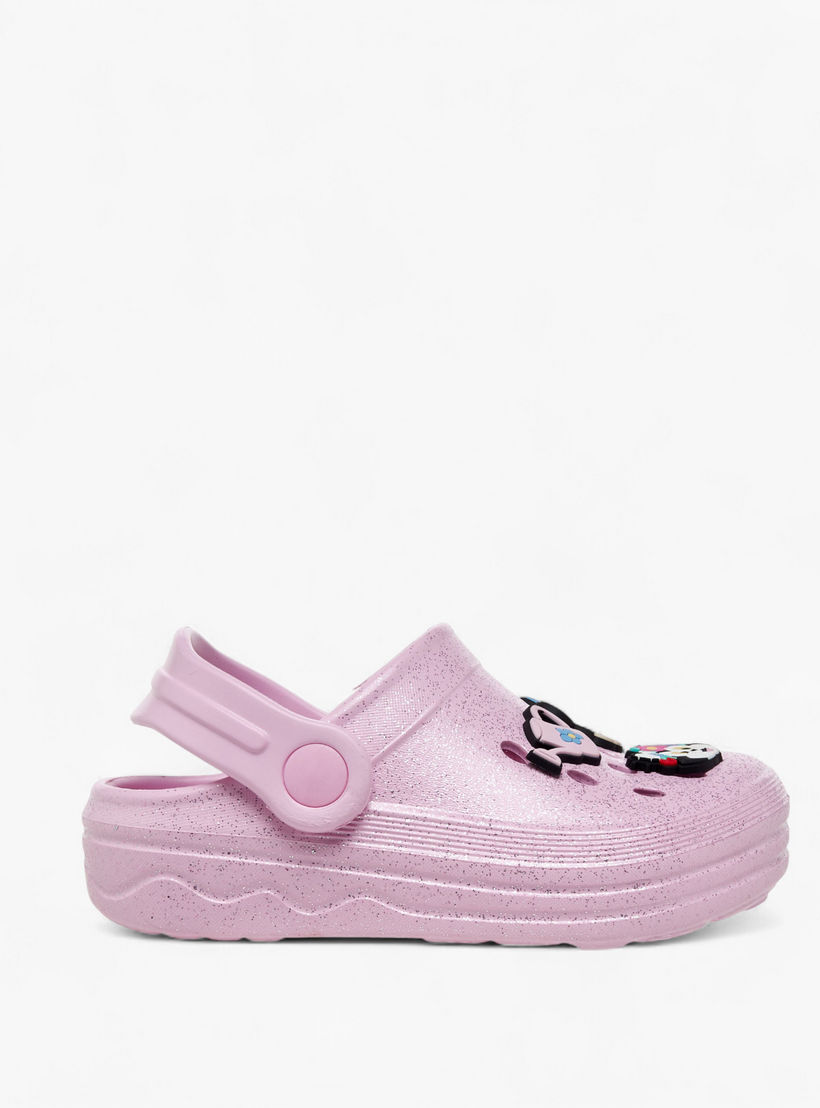 صندل كلوج بحزام خلفي وزخارف ميني ماوس للبنات من ديزني-girls-shoes-sandals-image-3