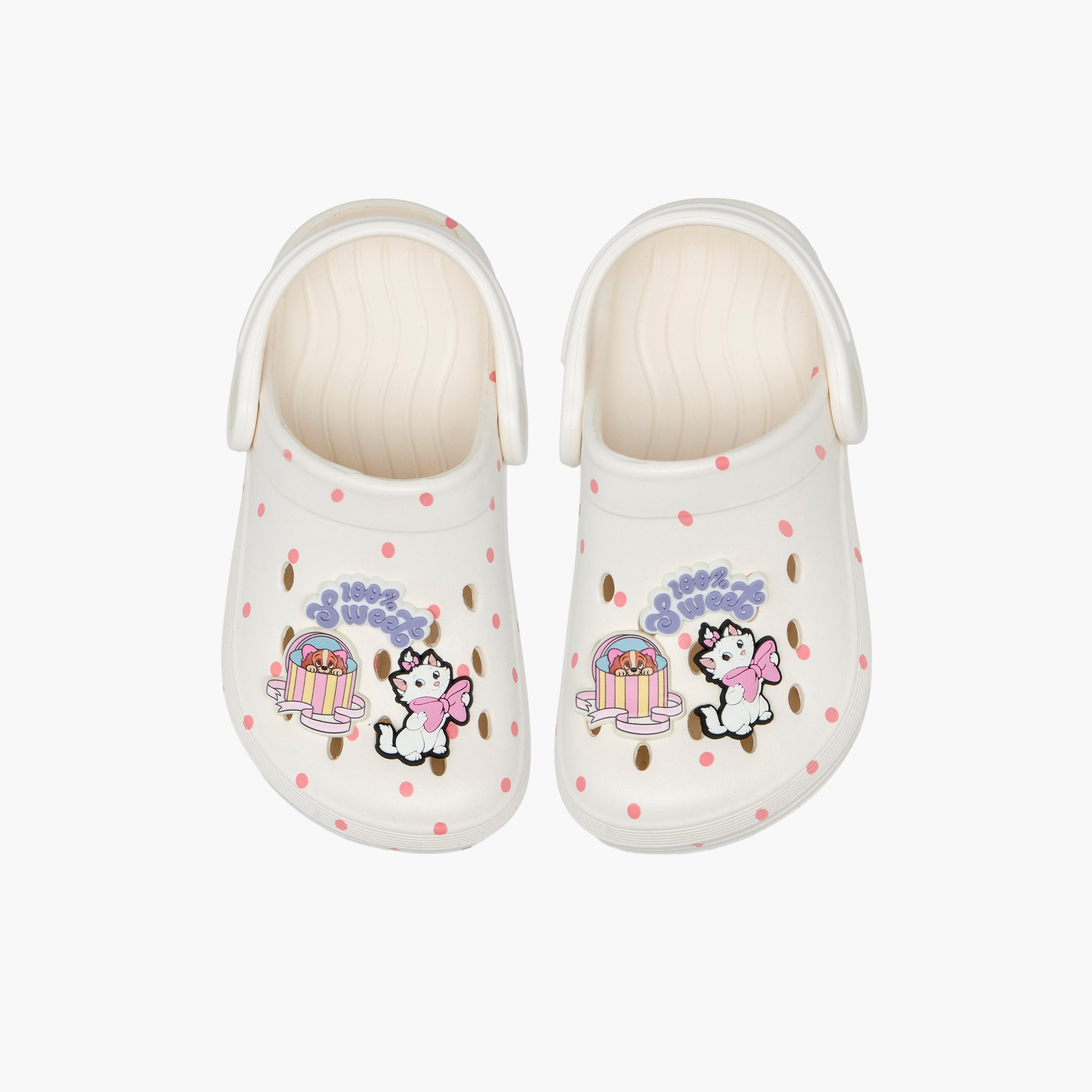 Disney Girls Marie Applique Clogs-girls-shoes-sandals-image-1