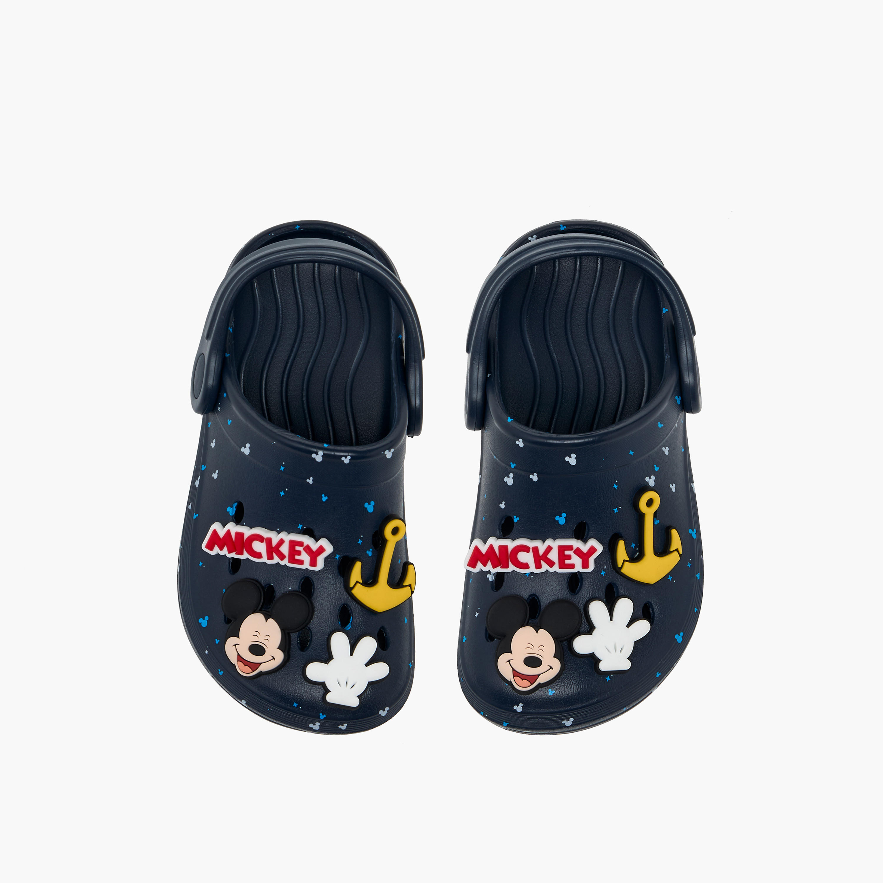 Disney Boys Mickey Mouse Detail Clogs with Backstrap-boys-shoes-sandals-image-1
