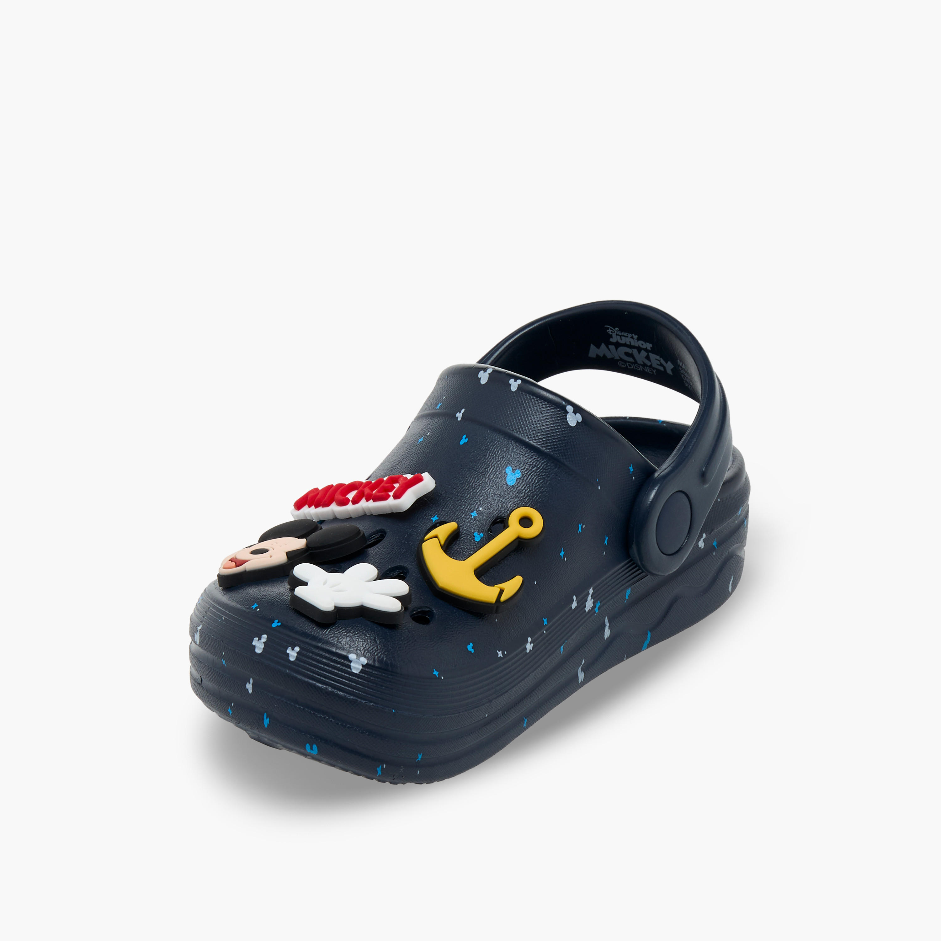 Disney Boys Mickey Mouse Detail Clogs with Backstrap-boys-shoes-sandals-image-4