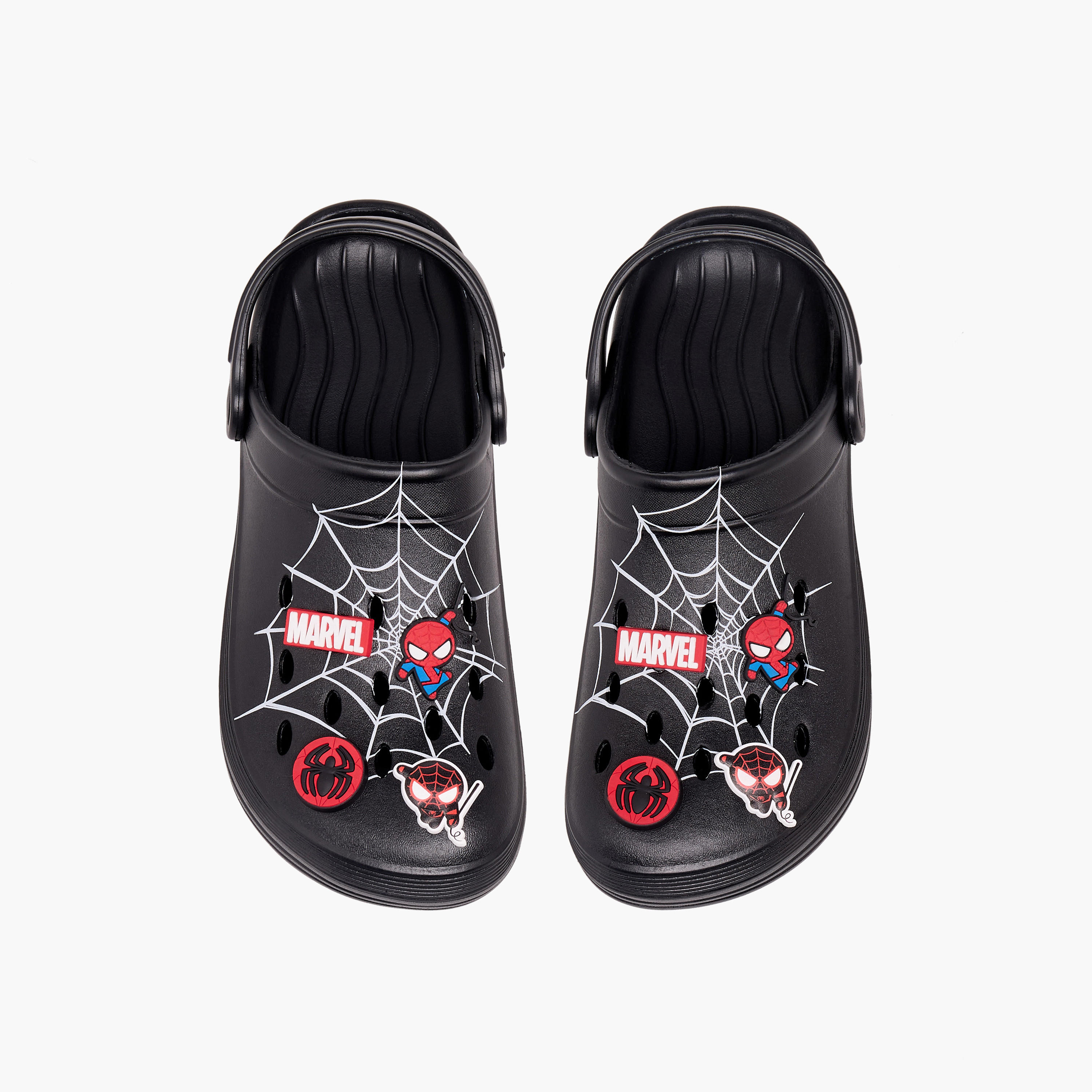 Marvel Boys Spider-Man Clogs-boys-shoes-flipflopsandslides-image-1
